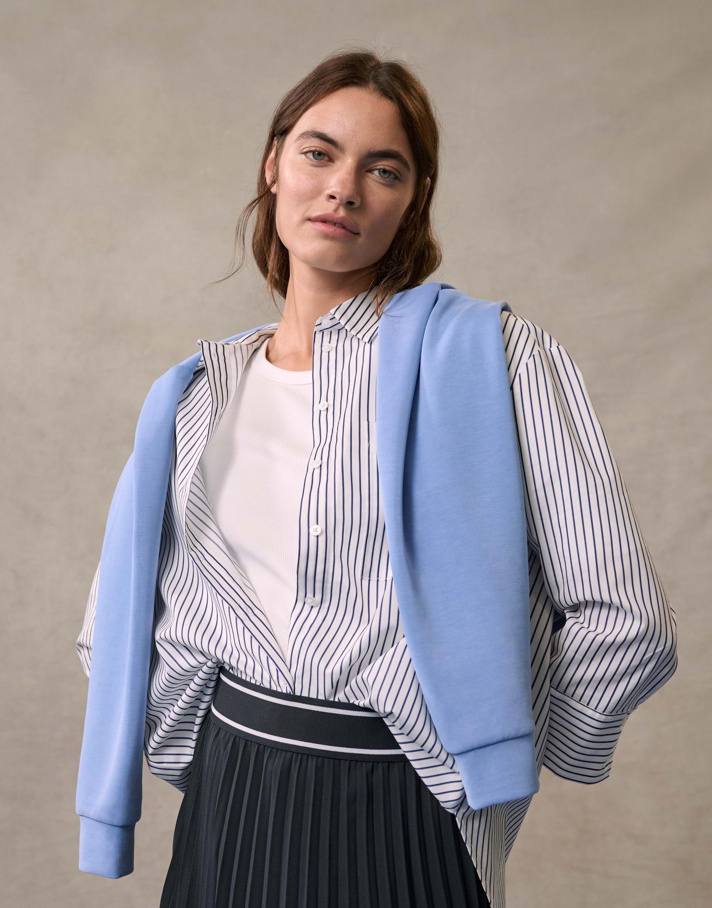 OPUS Sweater Sweater GINSANU Regular aus weichem Modal Mix