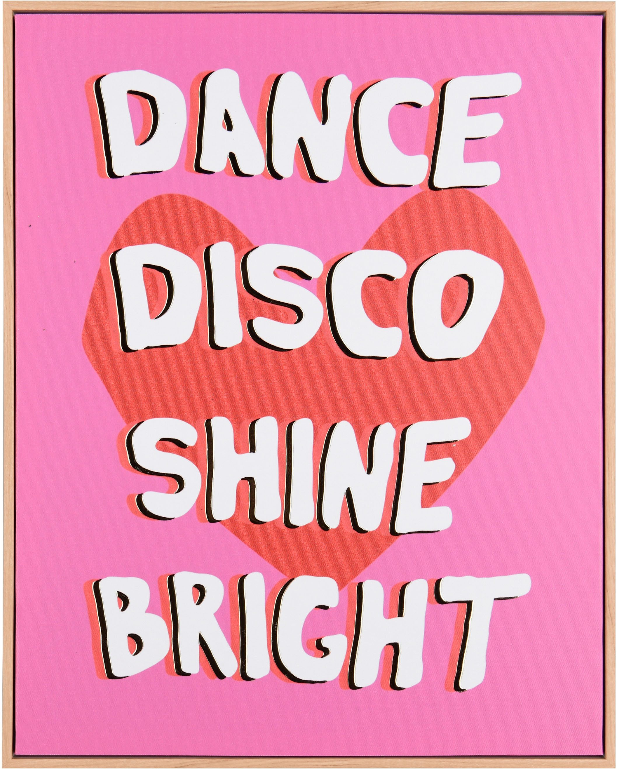 MIRRORS AND MORE Kunstdruck DANCE, (1 St), Kunstwerk mit positivem Spruch
