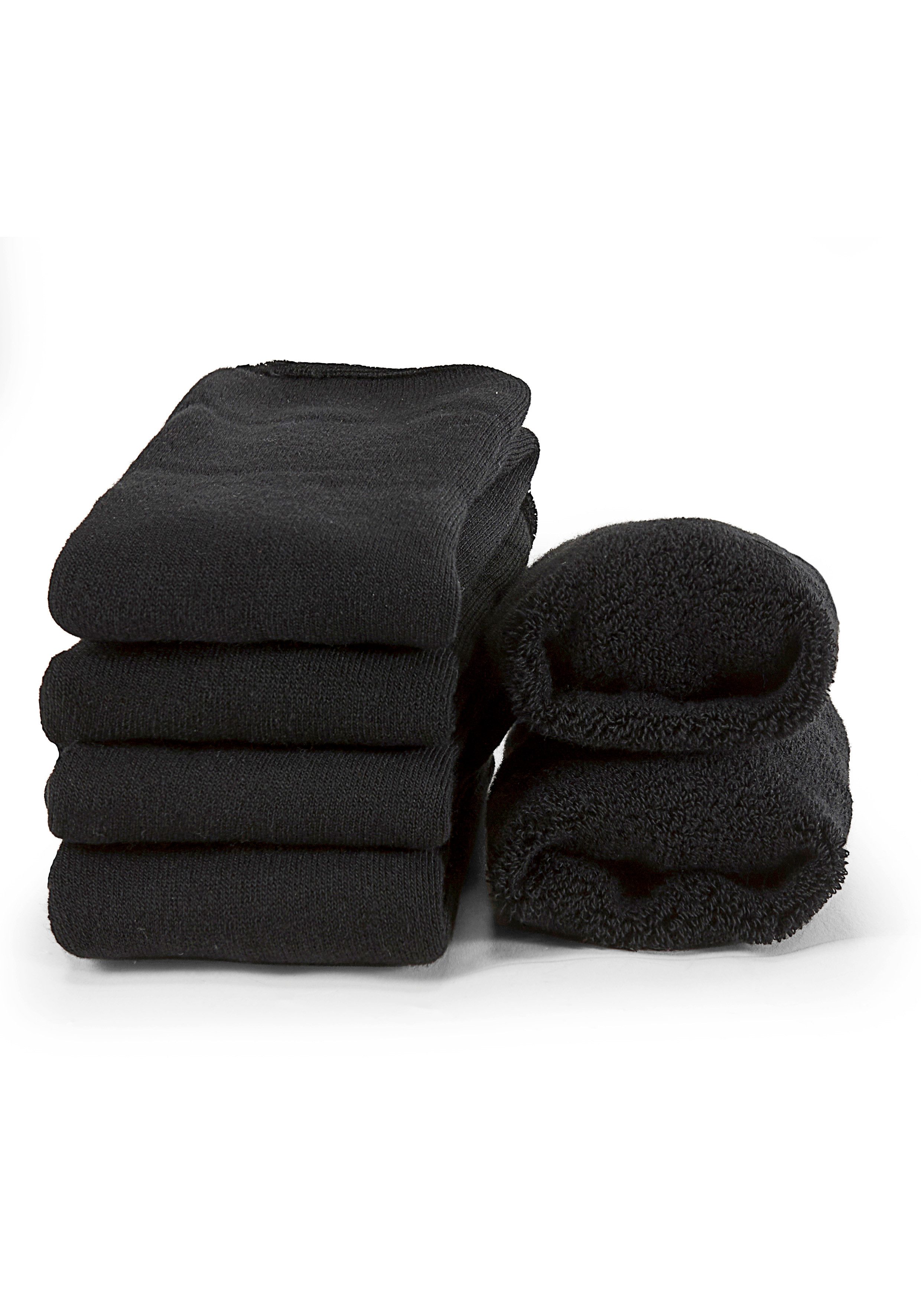 Go in ABS-Socken (Packung, 4-Paar) mit Antirutschsohle und Vollfrottee