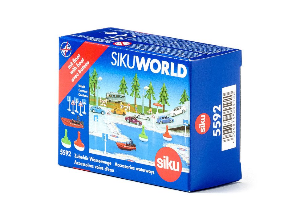 SIEPER Modellboot siku World Zubehör Wasserwege 8 Teile