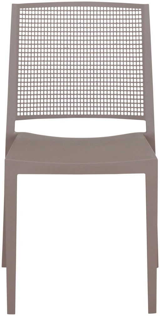Siena Garden Gartensessel Square 2er Set Stapelstuhl taupe (Set, 2-St), Gestell, Polypropylen/Glasfaser