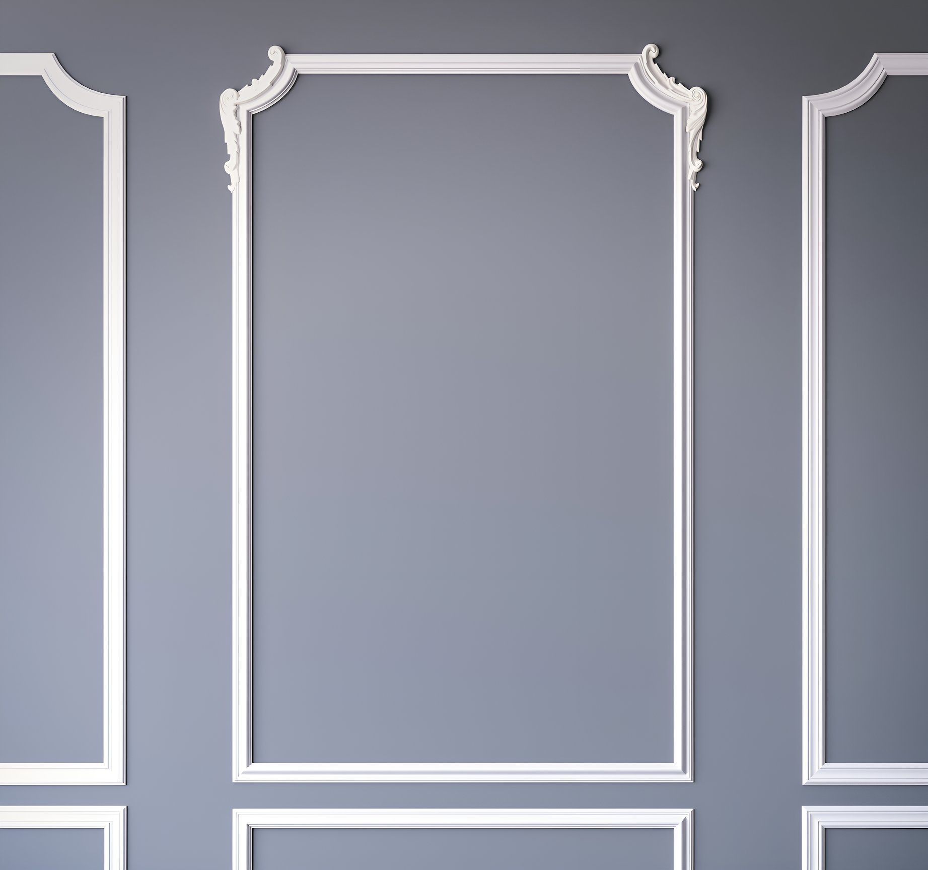 marbet design Zierleiste, 20 Meter / 10 Leisten, Wandvertäfelung Styropor weiß - Segmentierte Wanddekoration XPS Stuck Dekor Kunststoff - Flachleiste Wandprofil – Bild 5 von 5