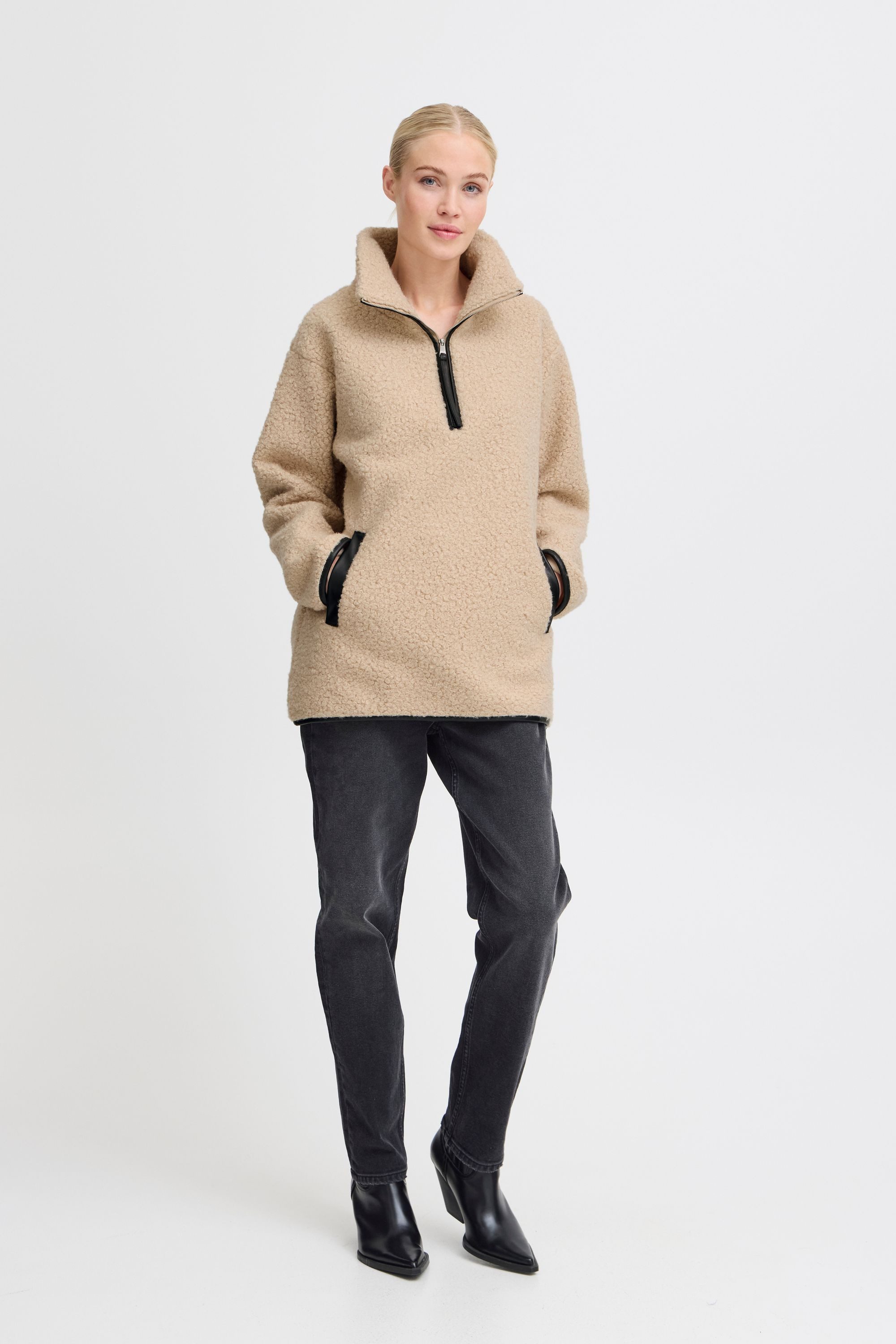 b.young Strickfleece-Pullover BYCIDAN PILE - gemütlicher günstig online kaufen