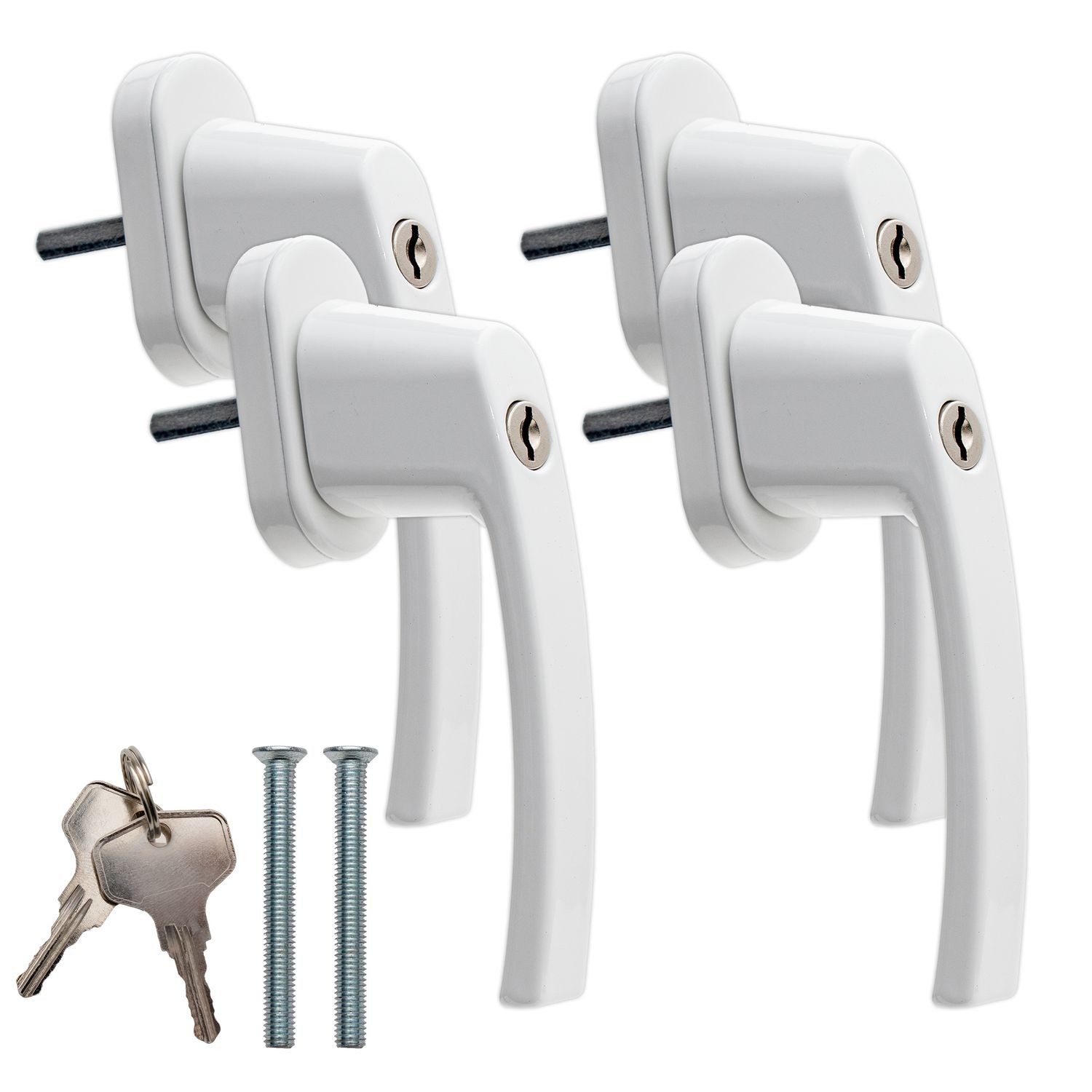 Intirilife Fenstergriff, (15-tlg), 4x Fenstergriff mit günstig online kaufen