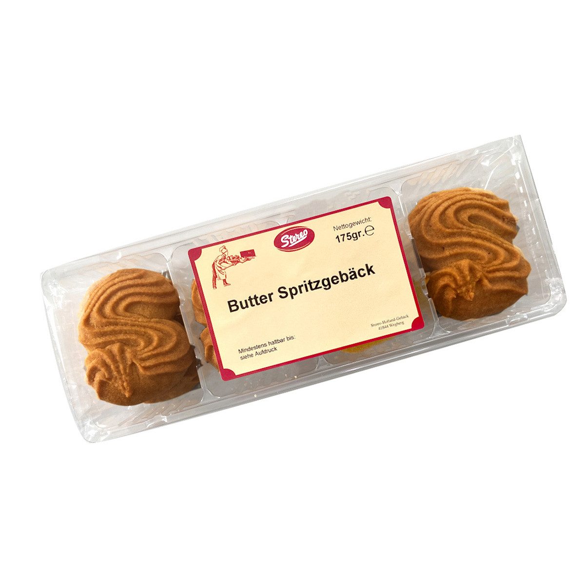 Stereo Kekse, Stereo Butter Sandgebäck aus goldbraunem zartem Mürbeteig 175g