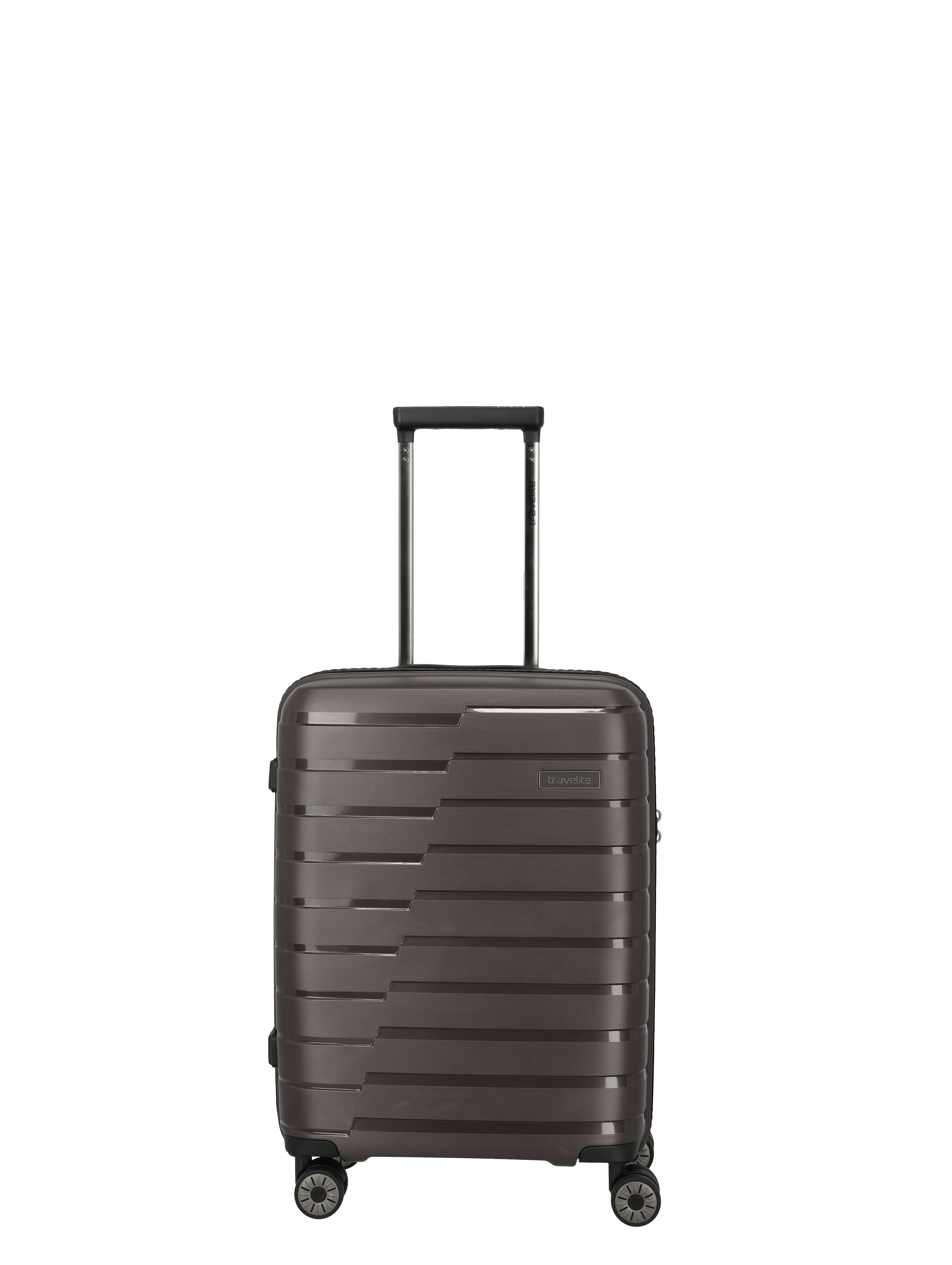 travelite Trolley AIR BASE Reisekoffer Hartschale, 4 Rollen, kratzresistenter Oberfläche und cleverer Innenaufteilung