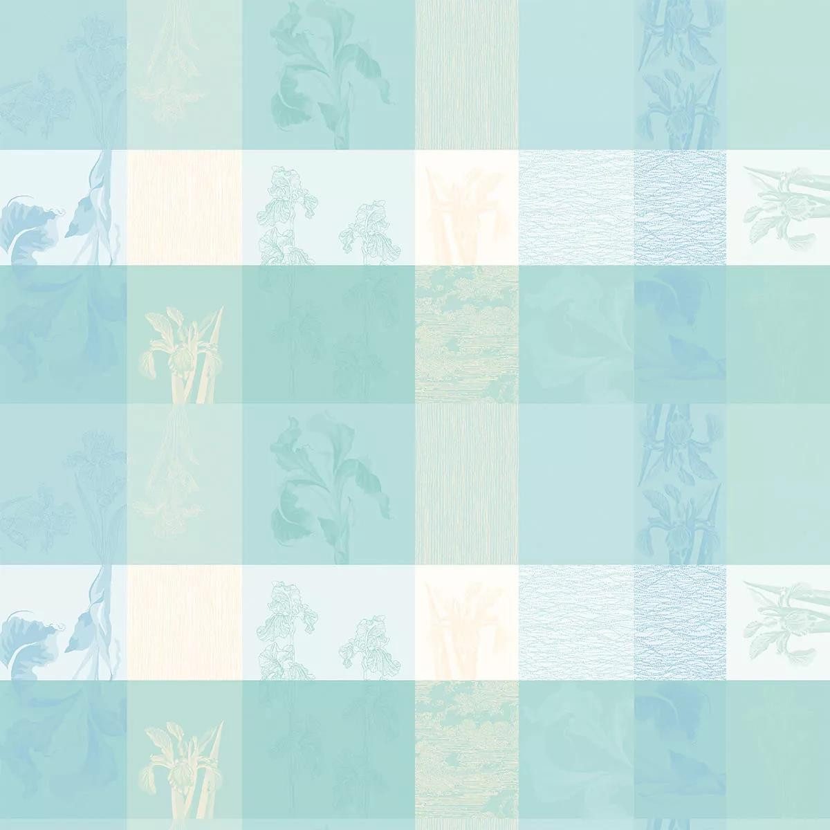 Garnier Thiebaut Tischdecke Garnier-Thiebaut Tischwäschekollektion Mille Iris D'Eau, jacquard-gewebt