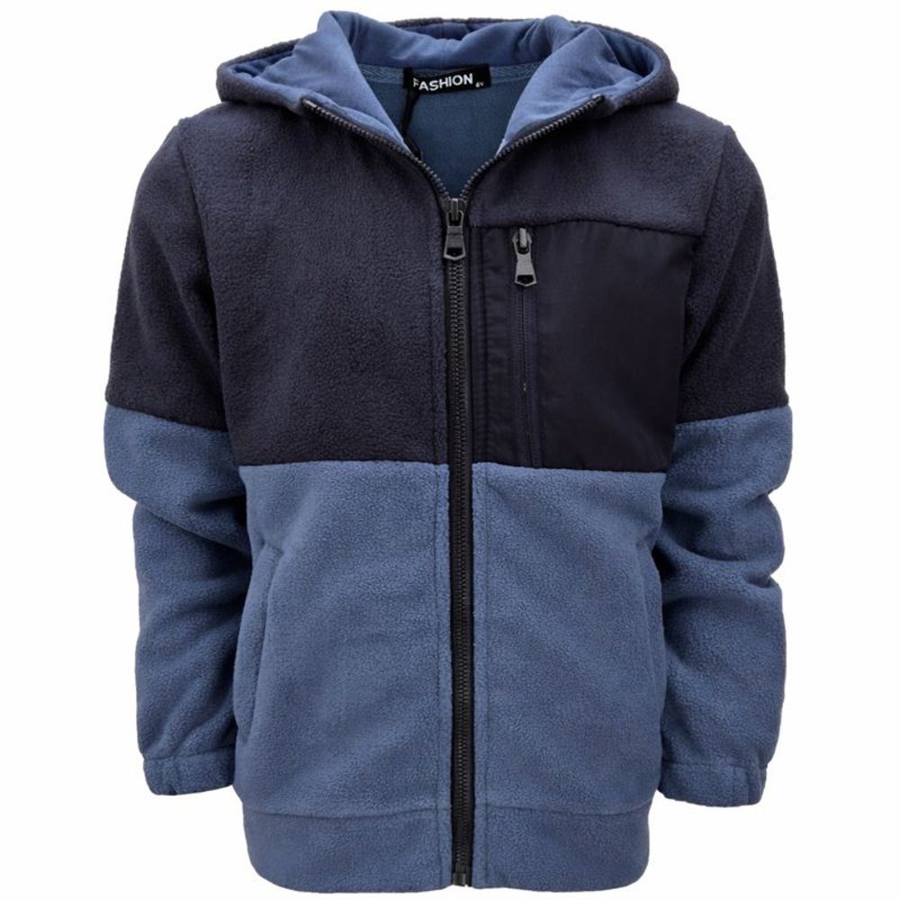 Fashion Boy Kapuzenfleecejacke Fleecejacke, Jacke, Sweatjacke, Kuscheljacke JH116e