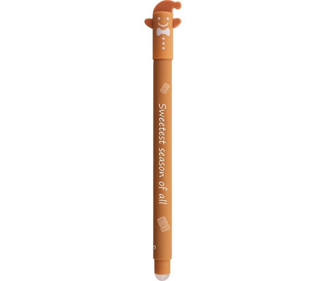 Eberhard Faber Kugelschreiber Blister Eberhard Faber Radierbarer Gelschreiber Lebkuchen-Motiv - 0,7m