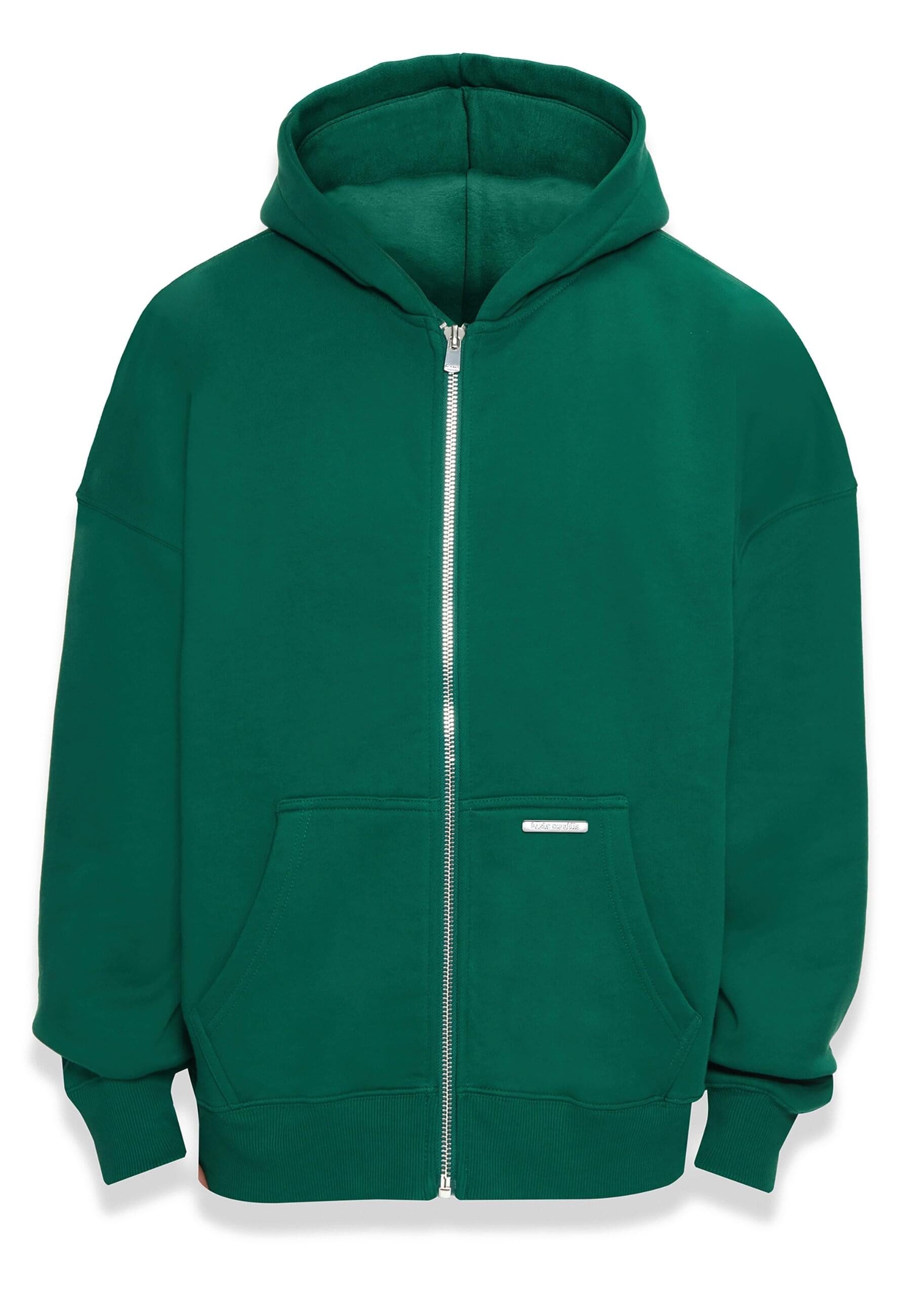 Dropsize Sweatjacke Dropsize Herren Bazix Republiq Super Heavy Rib Zipper günstig online kaufen