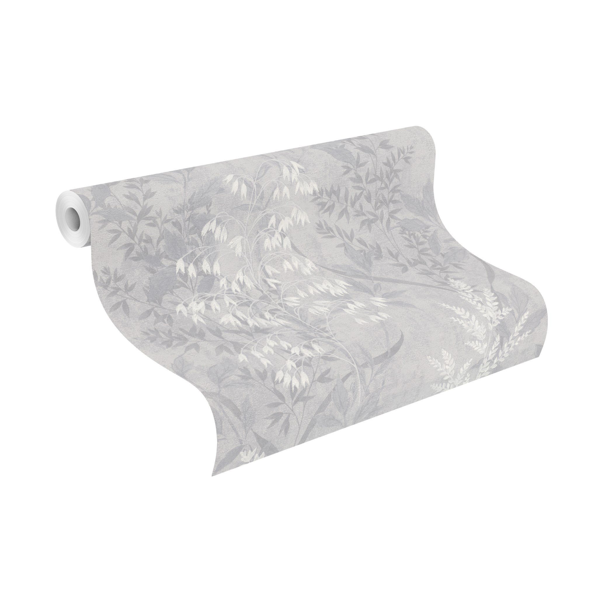 Rasch Papiertapete mit Blattranken, strukturiert, botanisch, günstig online kaufen