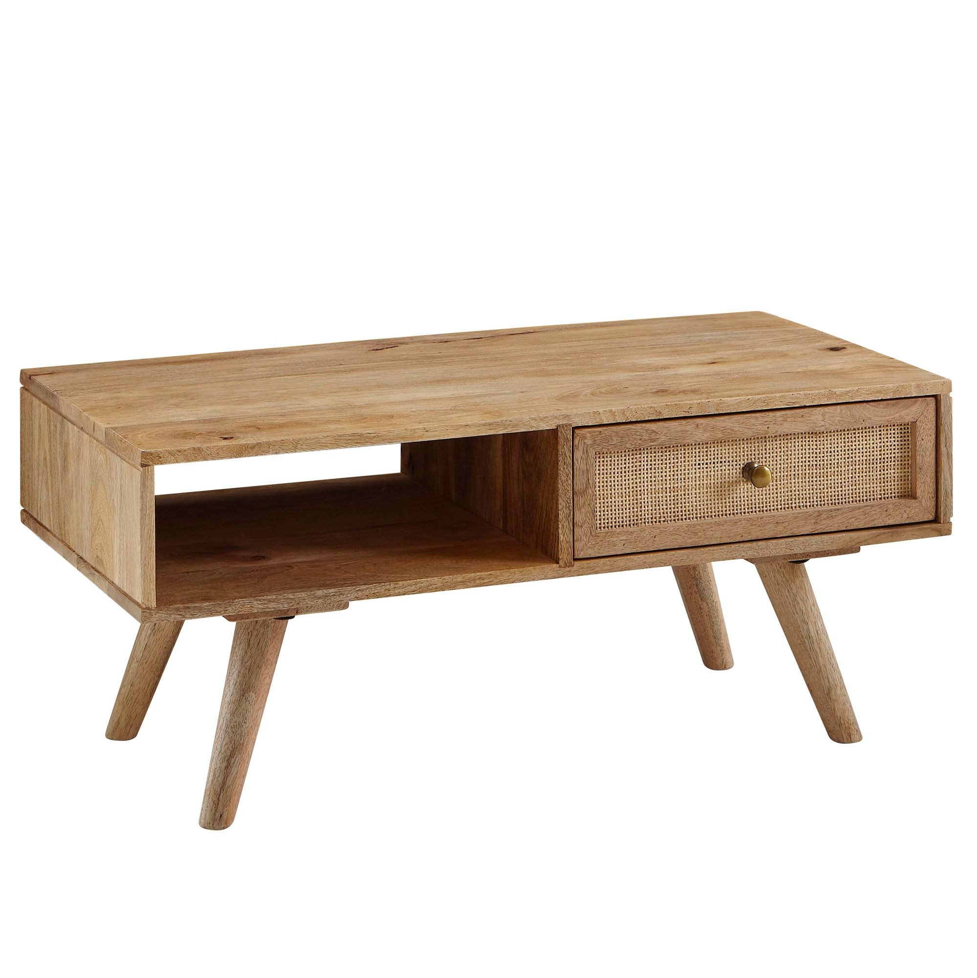 FINEBUY Couchtisch FB60940 (90x40x45 cm Mango günstig online kaufen