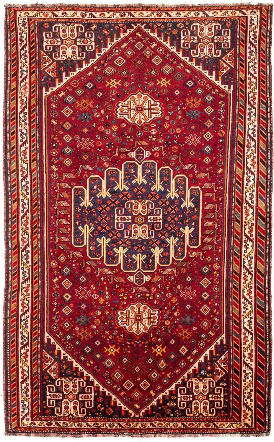 Wollteppich Shiraz Medaillon 247 x 1 rechteckig, mm, Zertifikat Höhe: mit cm, Unikat morgenland, 150