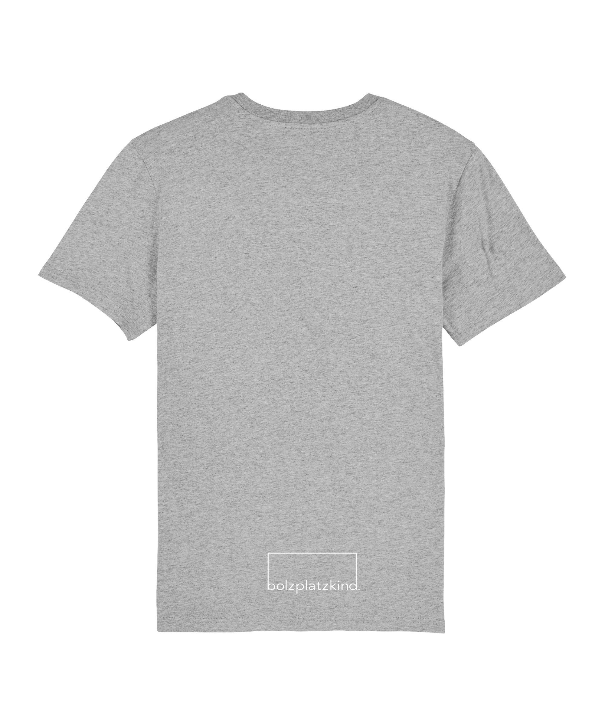 Bolzplatzkind T-Shirt Produkt Nachhaltiges "Line-Up" grau T-Shirt