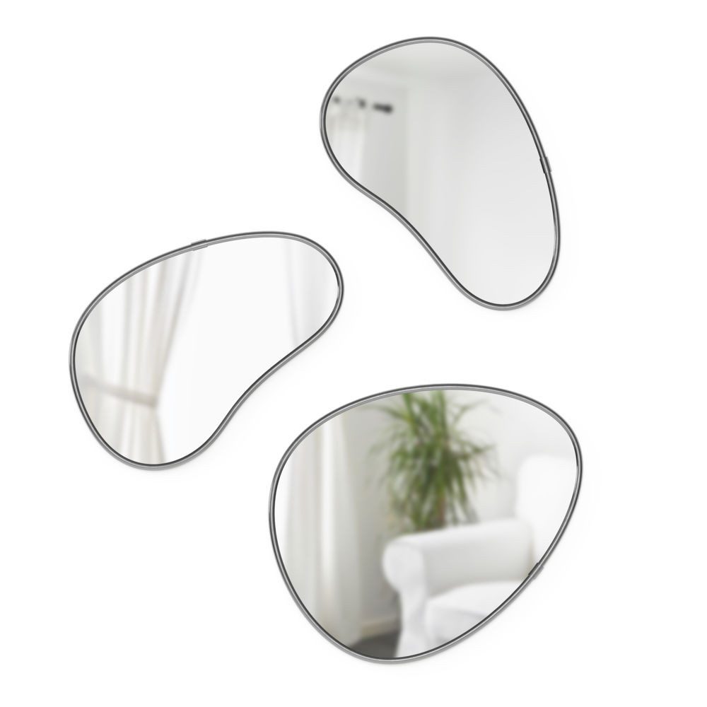 Umbra Wandspiegel Hubba Pebble, Wandspiegel Set, günstig online kaufen