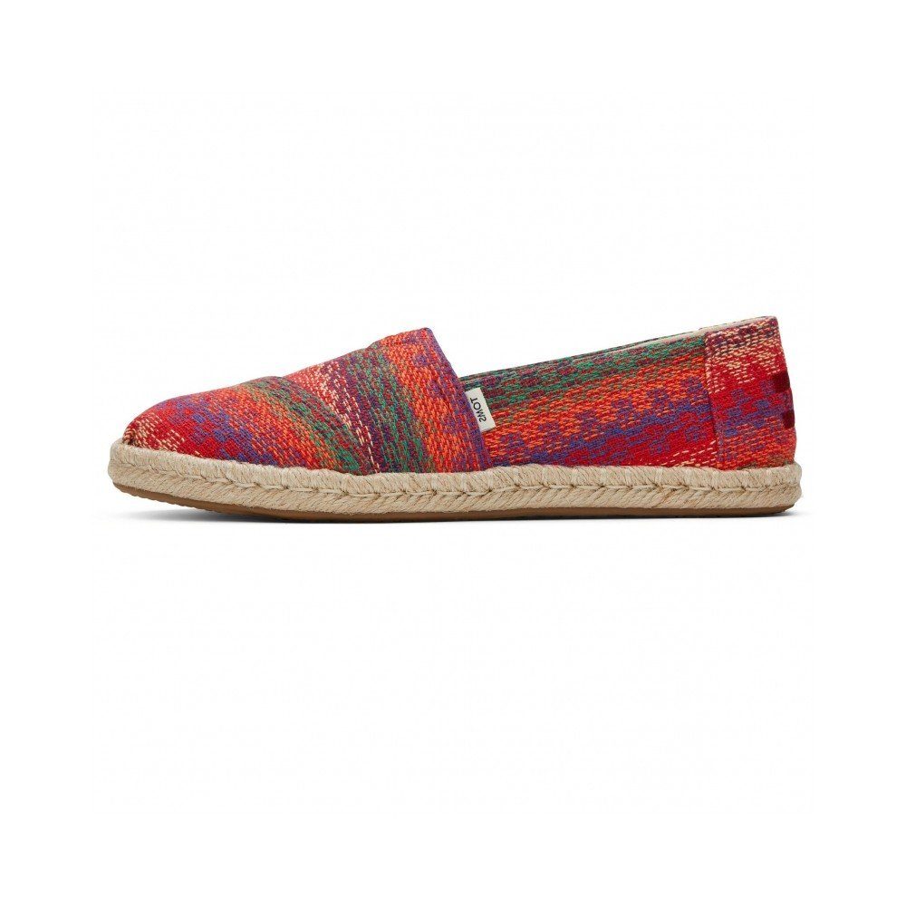 Multi TOMS vegane Stripe, Global Schuhe Sandale