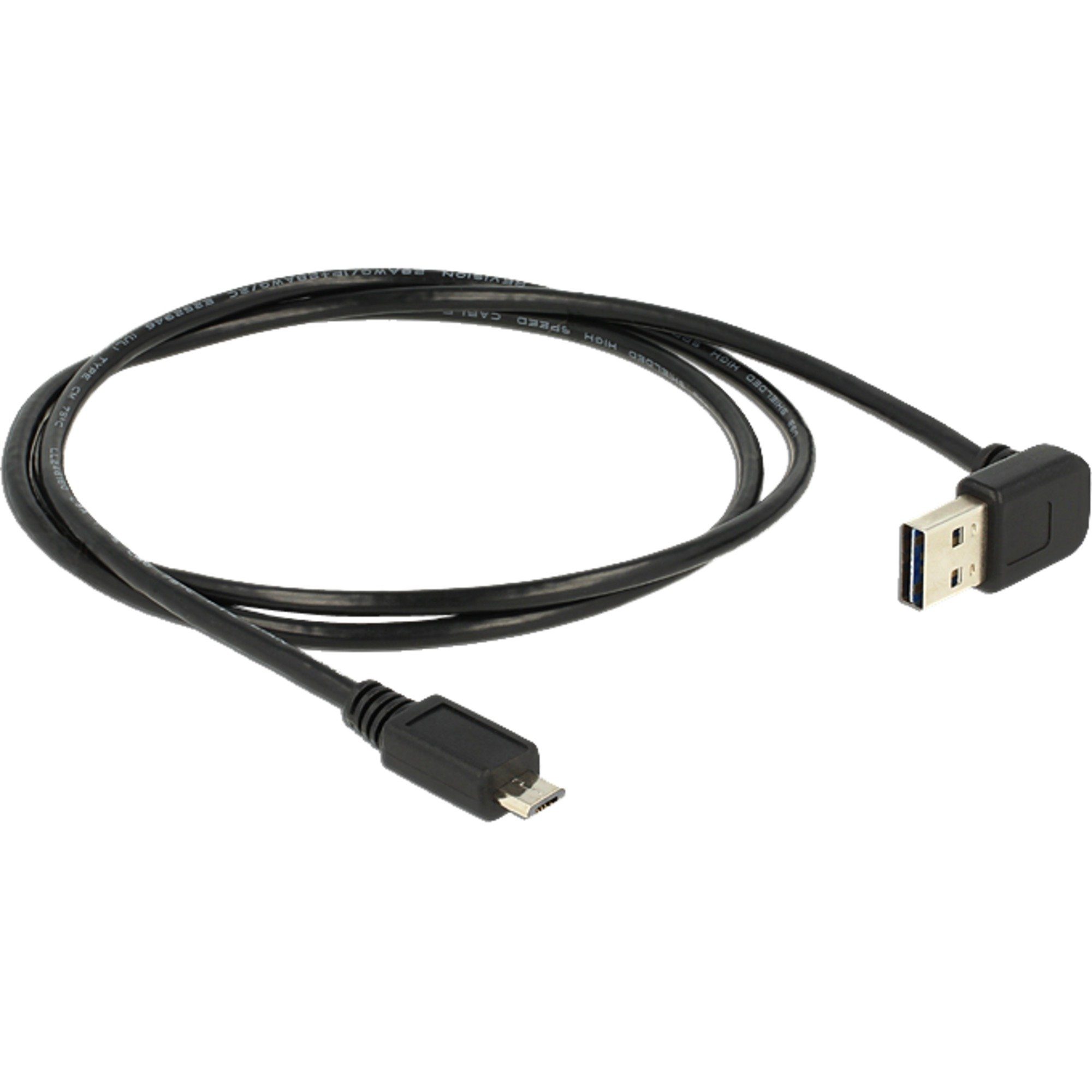 DeLOCK USB 2.0 Kabel, USB-A Stecker 90° > Computer-Kabel