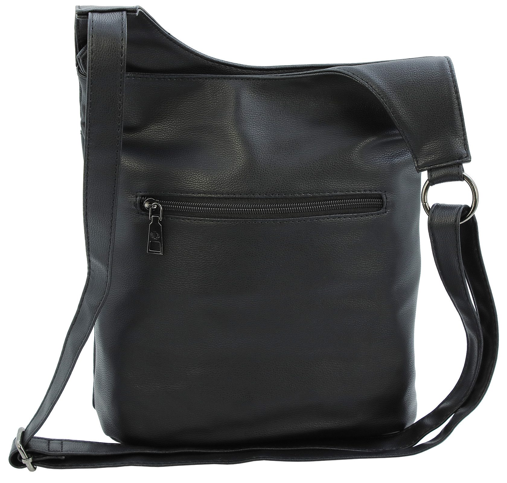 J JONES JENNIFER JONES Umhängetasche Damen Schultertasche mit Reißverschluss Crossbody Bag
