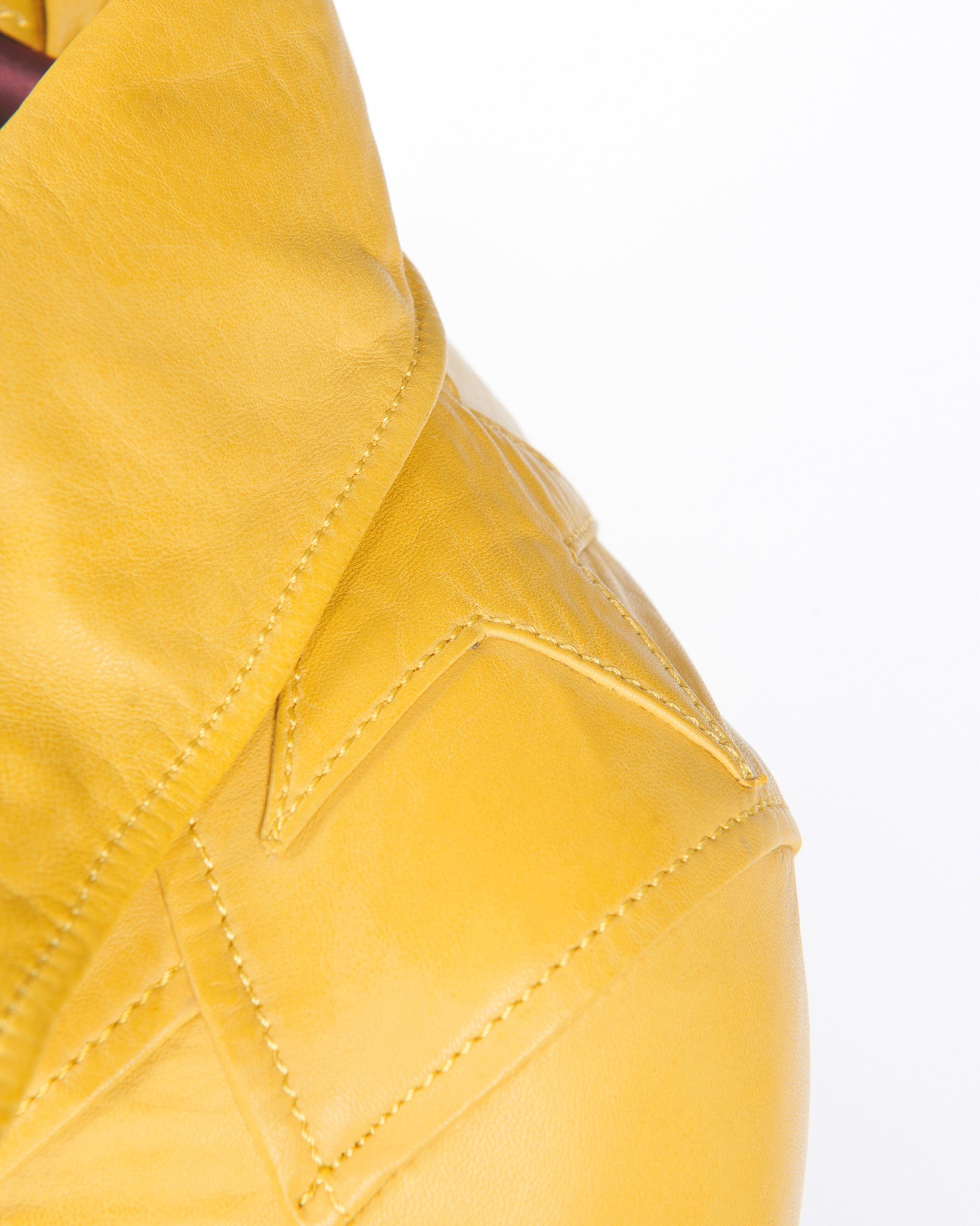 Maze Lederjacke 173Indiana yellow