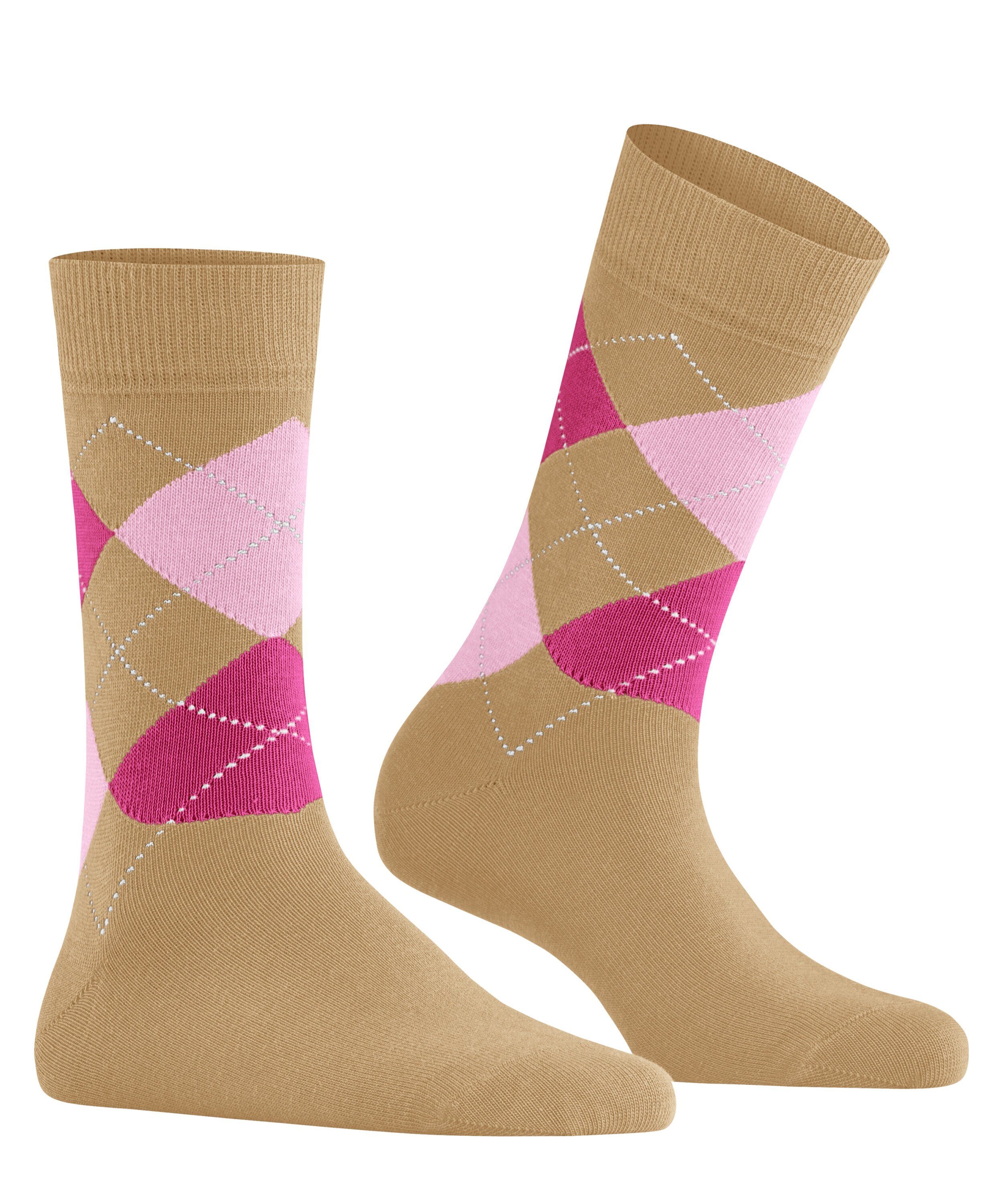 (1-Paar) Burlington (4670) Queen toffee Socken