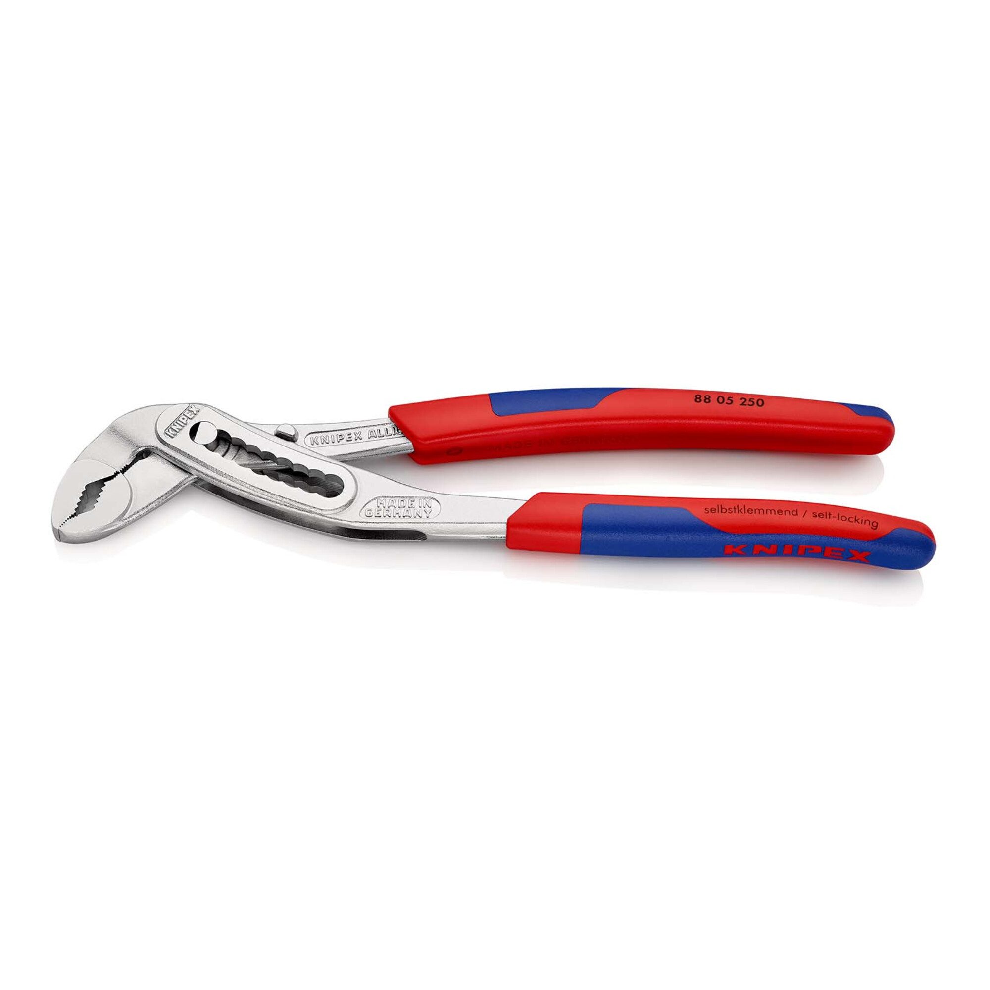 Knipex Wasserpumpenzange KNIPEX 88 05 250 Alligator® Wasserpumpenzange mit schlanken
