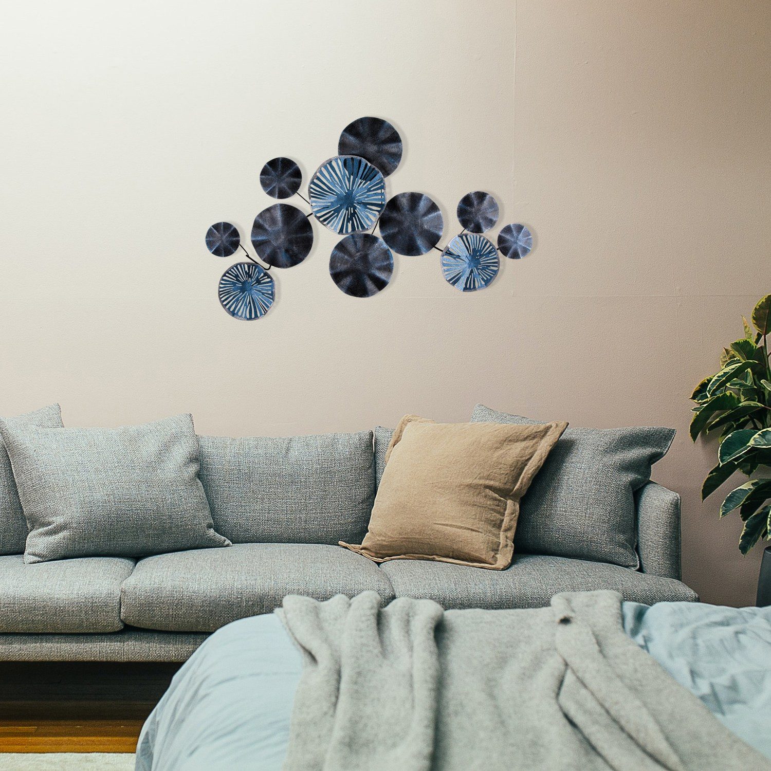 Wallity Wanddekoobjekt 100% METAL (Thickness: 0,8 mm), 102 x 12 x 59 cm Z25 günstig online kaufen