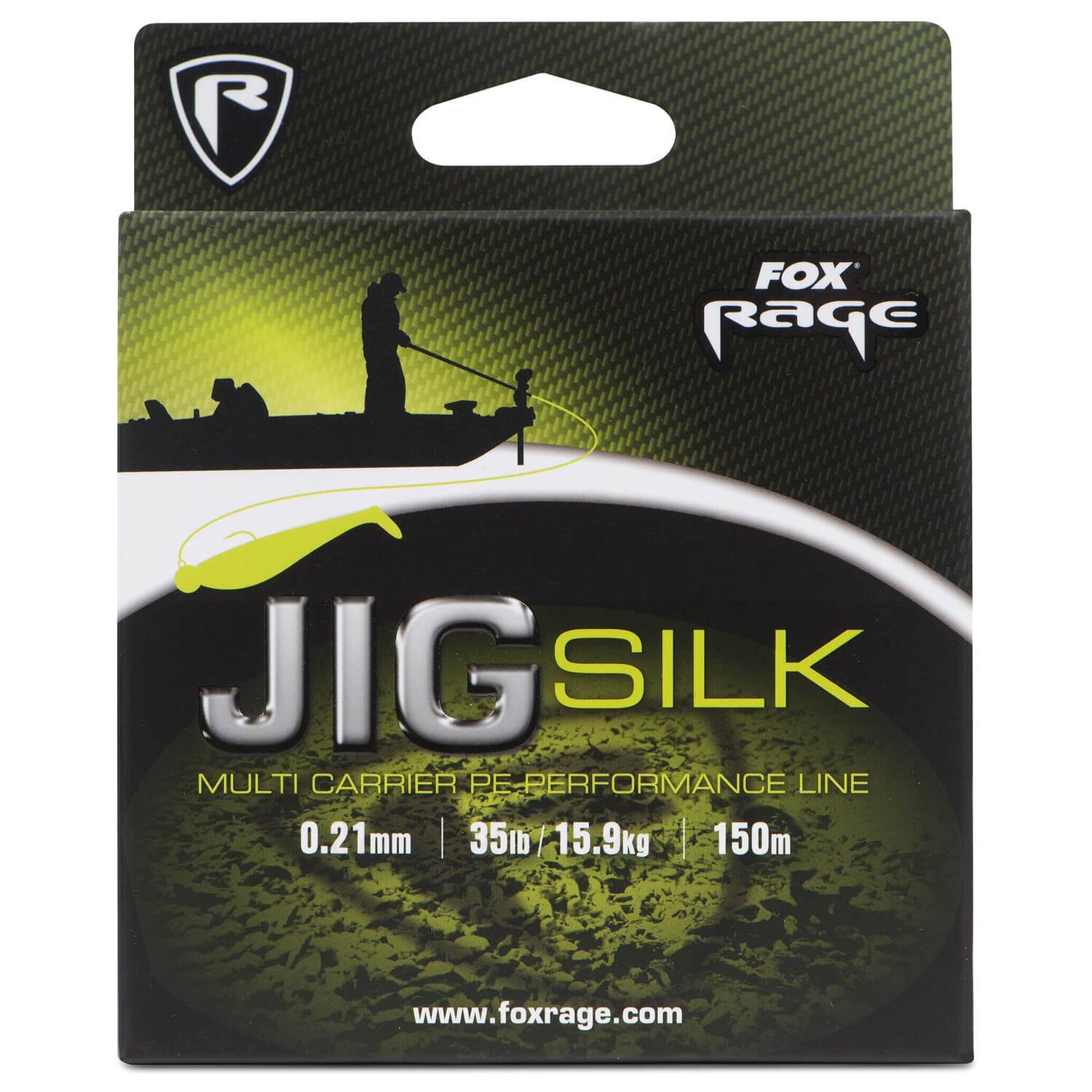 Angelschnur Fox Rage Jig Silk Angelschnur Geflochten 150m Grün