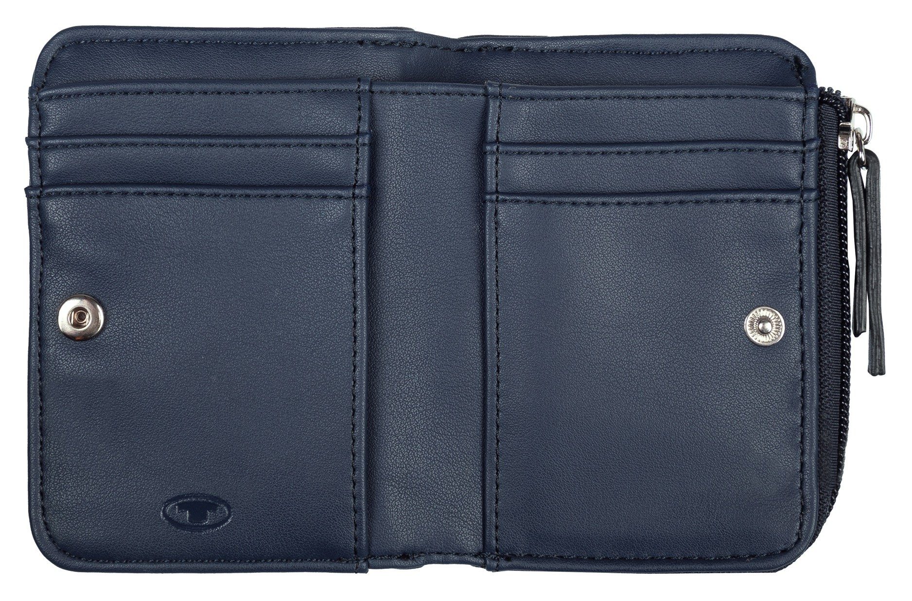 TOM TAILOR Geldbörse Yoki Neck printed S wallet blue
