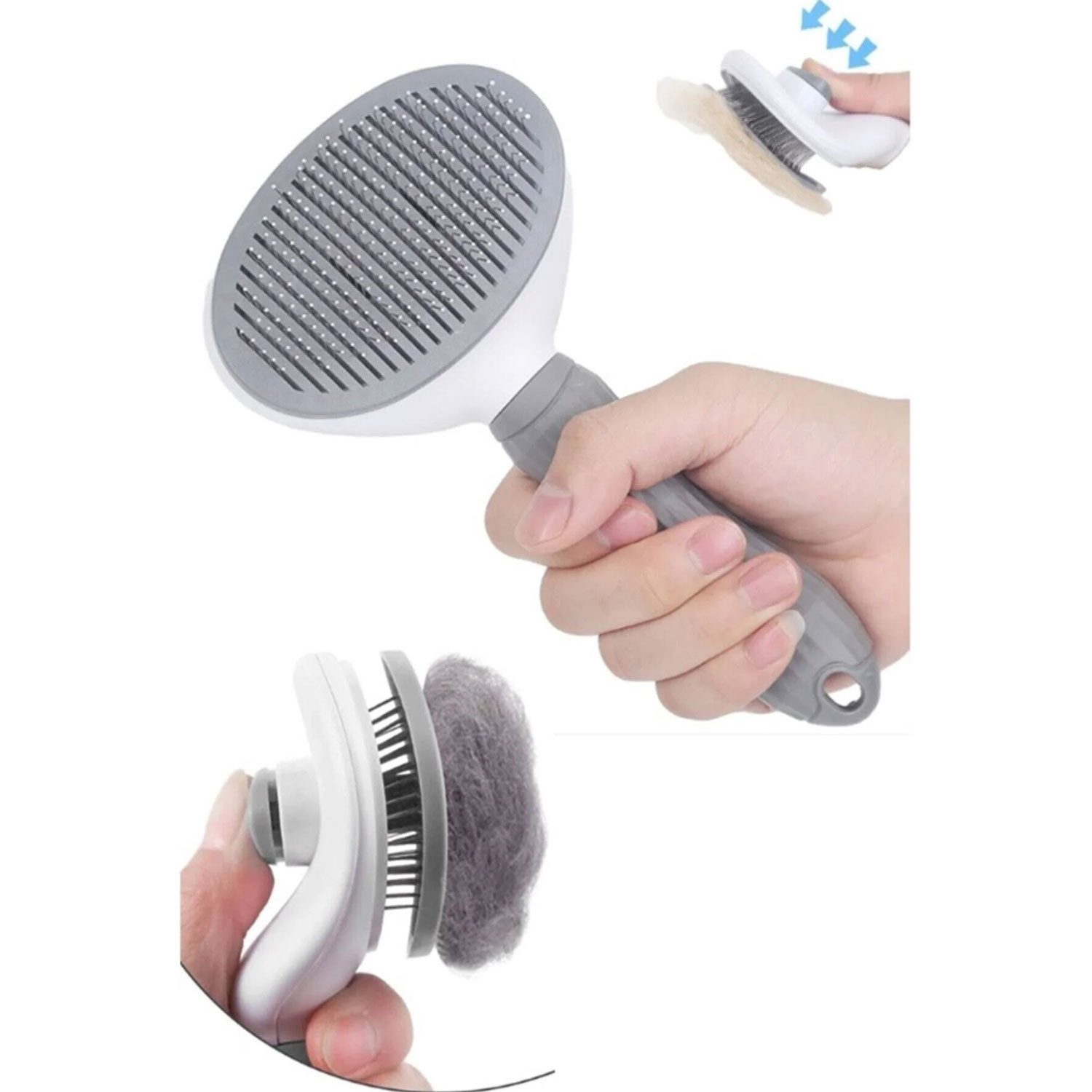 Fellbürste Katzen & Hunde Pflegebürste Handbürste Katzenbürste Hundebürste