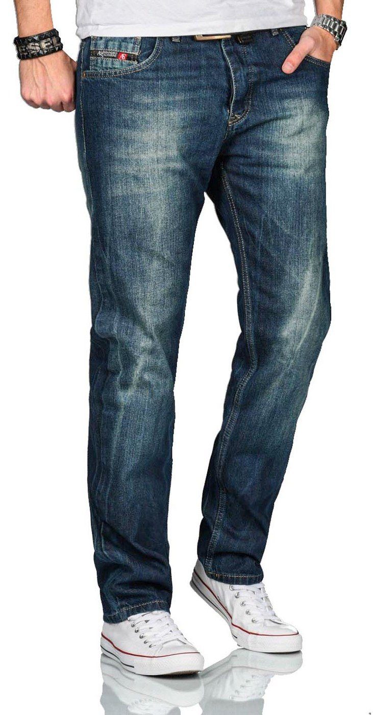 Alessandro Salvarini Straight-Jeans A. Salvarini Beppo Designer Herren Jean günstig online kaufen