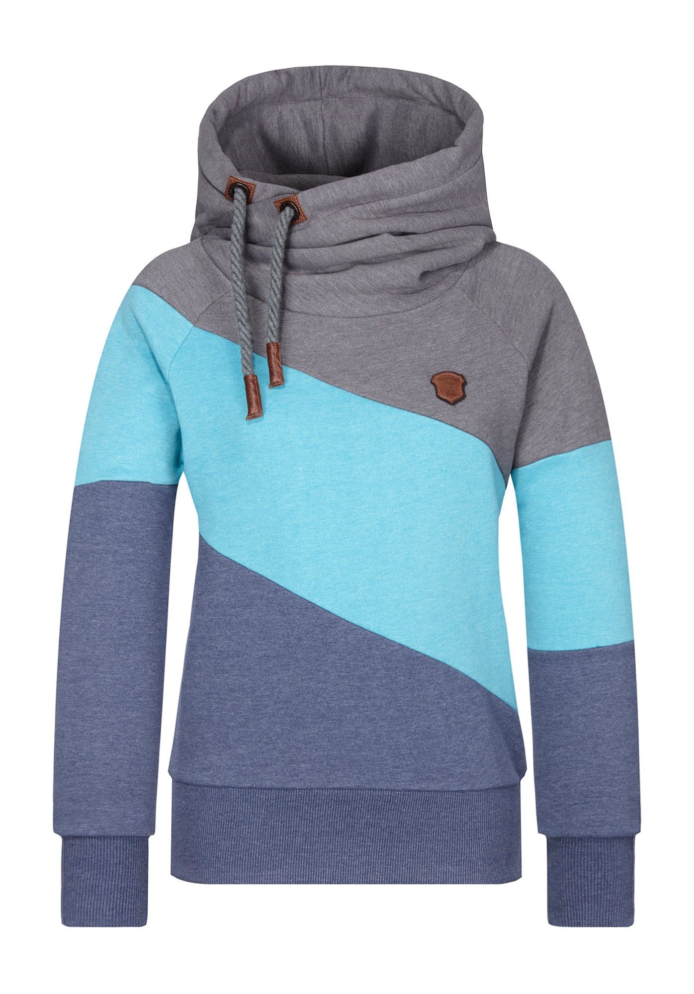 naketano Hoodie Kapuzenpullover Damen Baumwolle, weich, Kapuze, Kängurutasche (Spar-Set, El Chapo knows) Hoodie, weiche Sweatware, Rippbündchen, Streetwear, Loungewear
