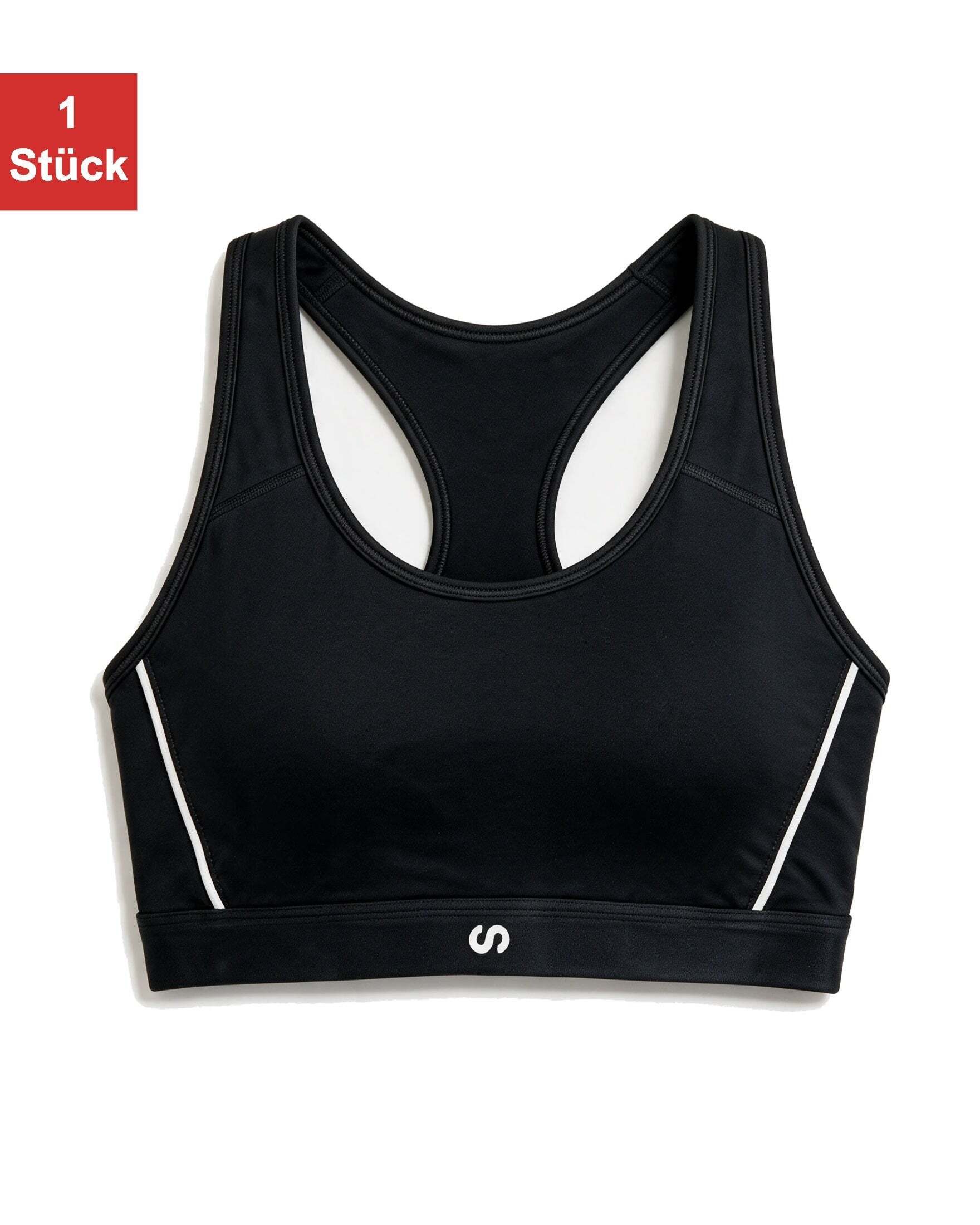 SNOCKS Sport-BH Sports Bra (1-tlg) mit Racerback-Schnitt und kontrastreichem Piping