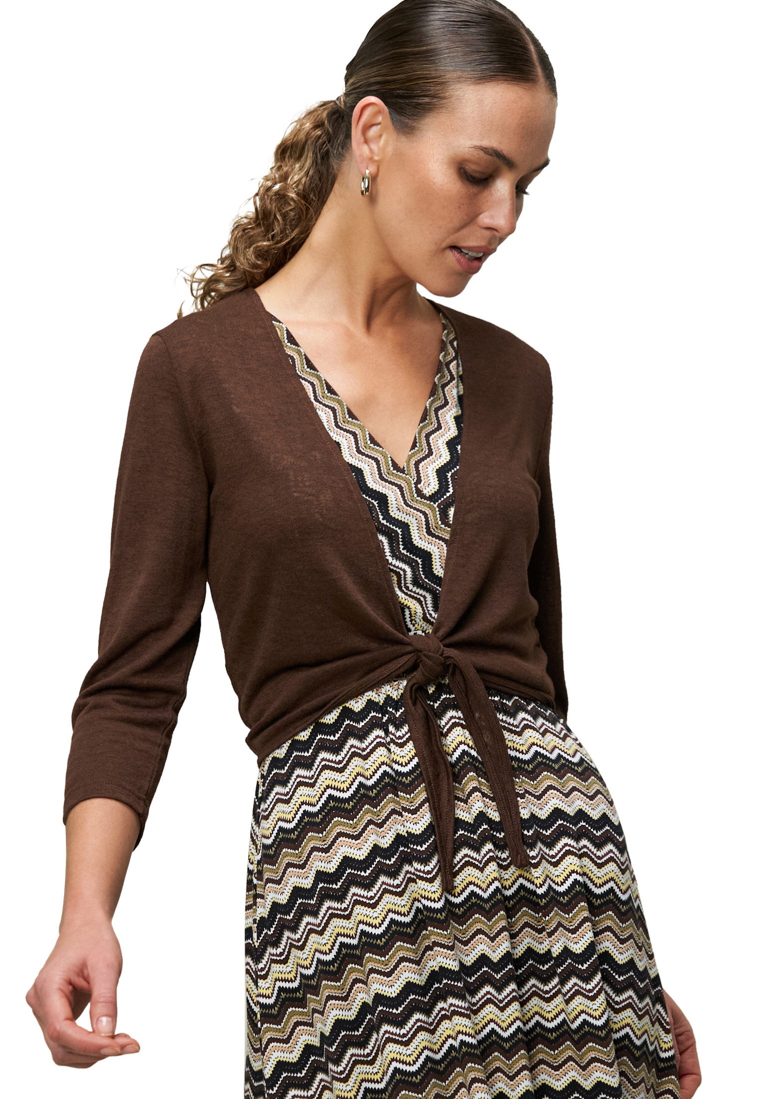 Zero Sweatshirt zero Strickjacke zum Binden günstig online kaufen