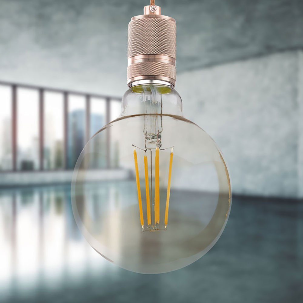 Globo LED-Leuchtmittel, Leuchtmittel Retro LED Glühbirne E27 LED Edison amber Filament