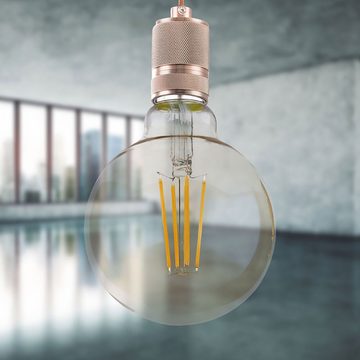 Globo LED-Leuchtmittel, Filament LED Leuchtmittel Retro LED Glühbirne Edison E27 amber