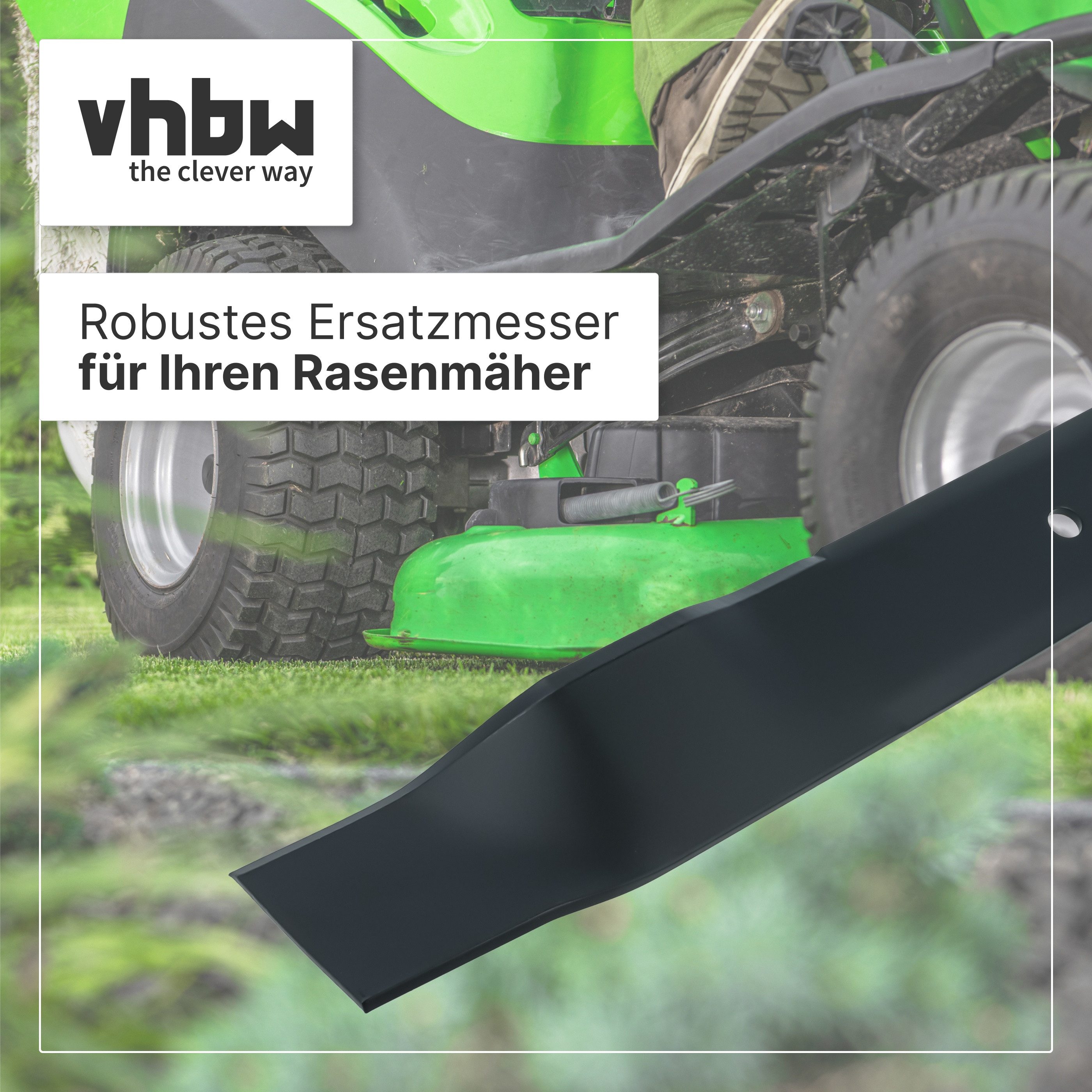 vhbw Rasenmähermesser Ersatzmesser passend für Yard Pro 53-875 DWA, 53-160 DW Rasenmäher
