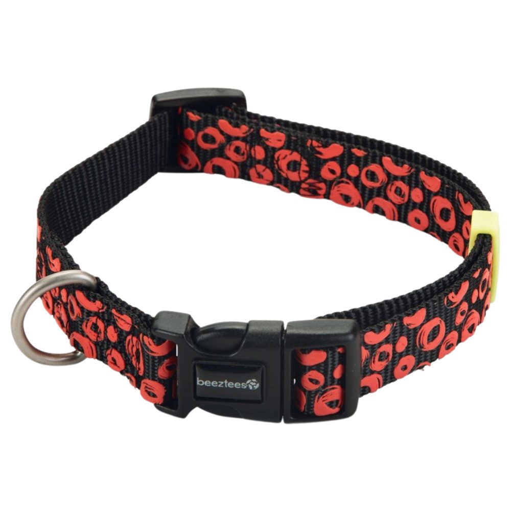 Hunde-Halsband Hundehalsband Scribbles schwarz