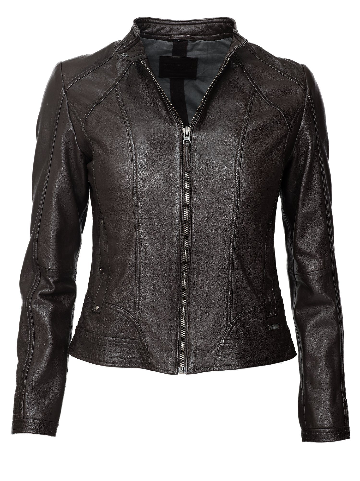 MUSTANG Lederjacke dark Blanca brown