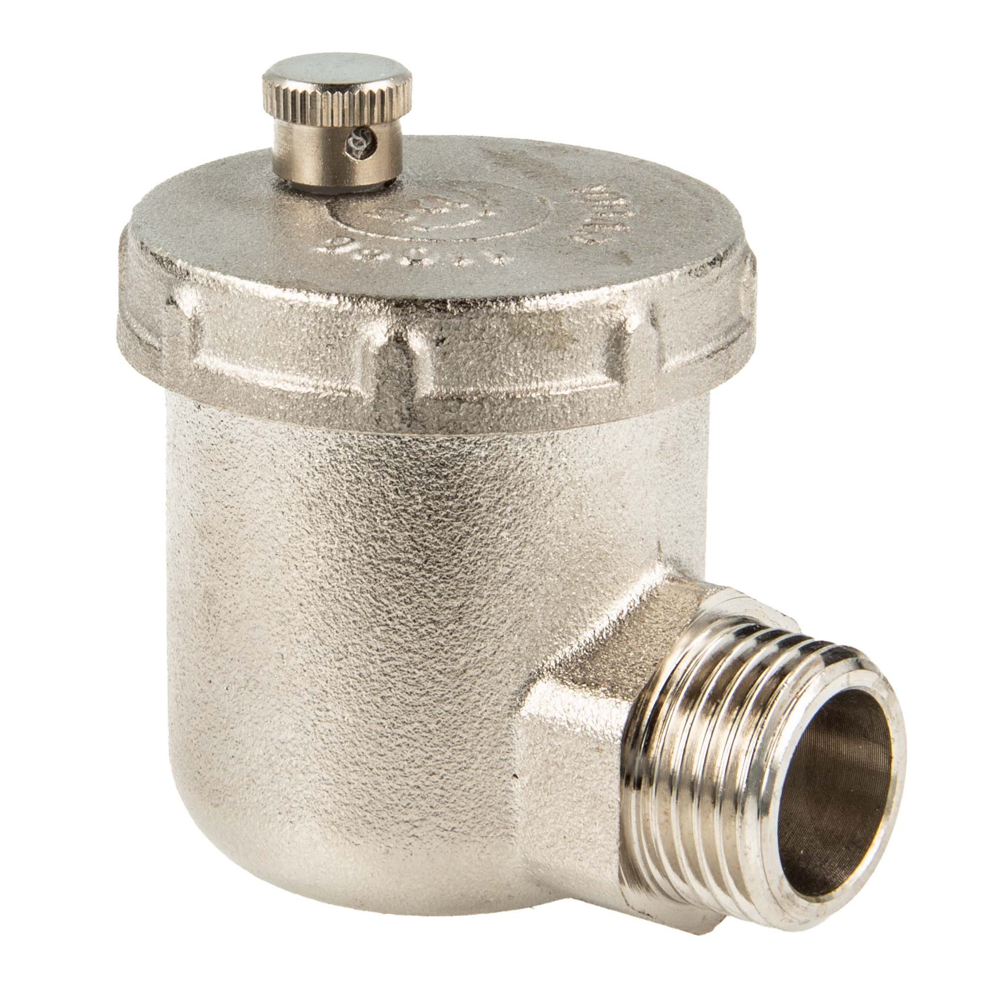 tecuro Heizkörper Schnellentlüfter mit Winkelanschluss - 1/2 Zoll, verchrom günstig online kaufen