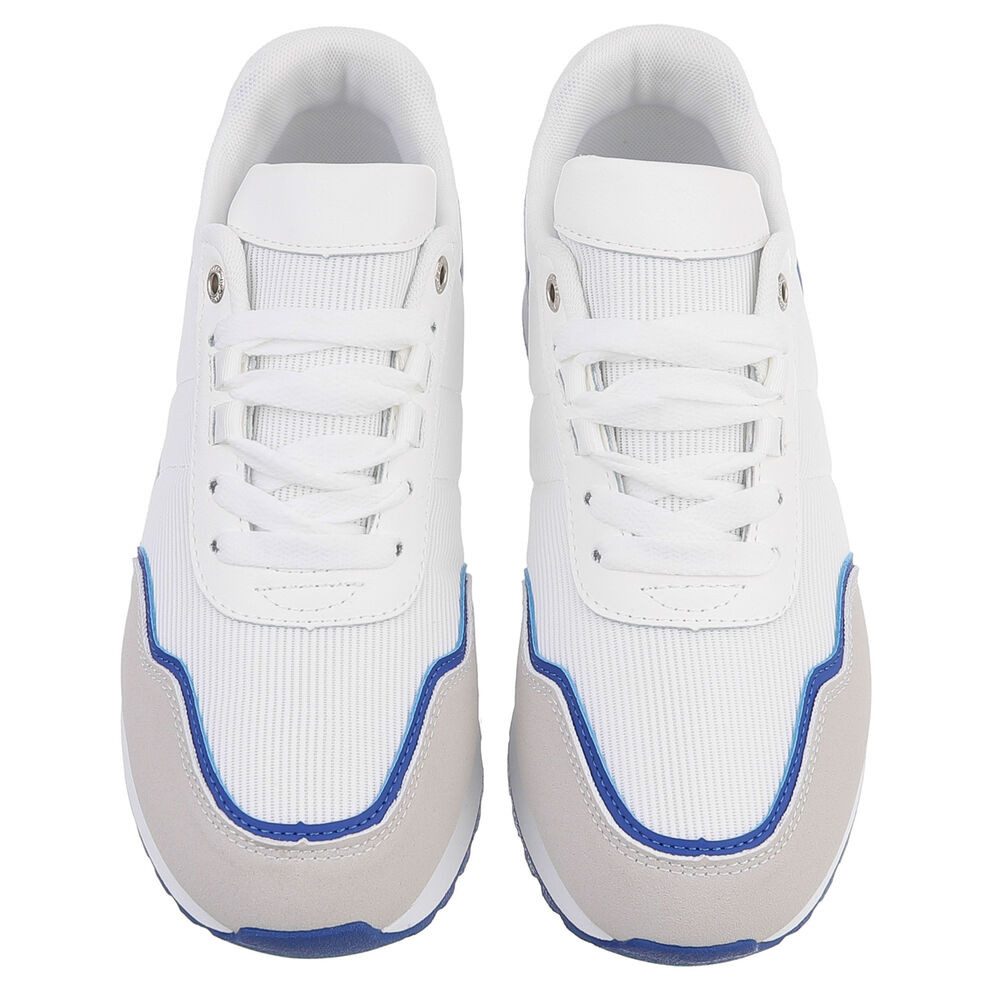 Coolwalk Herren Sneaker Sportlich mit Schnürung und Profilsohle Sneaker (91563866) Flach Sneakers in Weiß – Bild 4 von 5