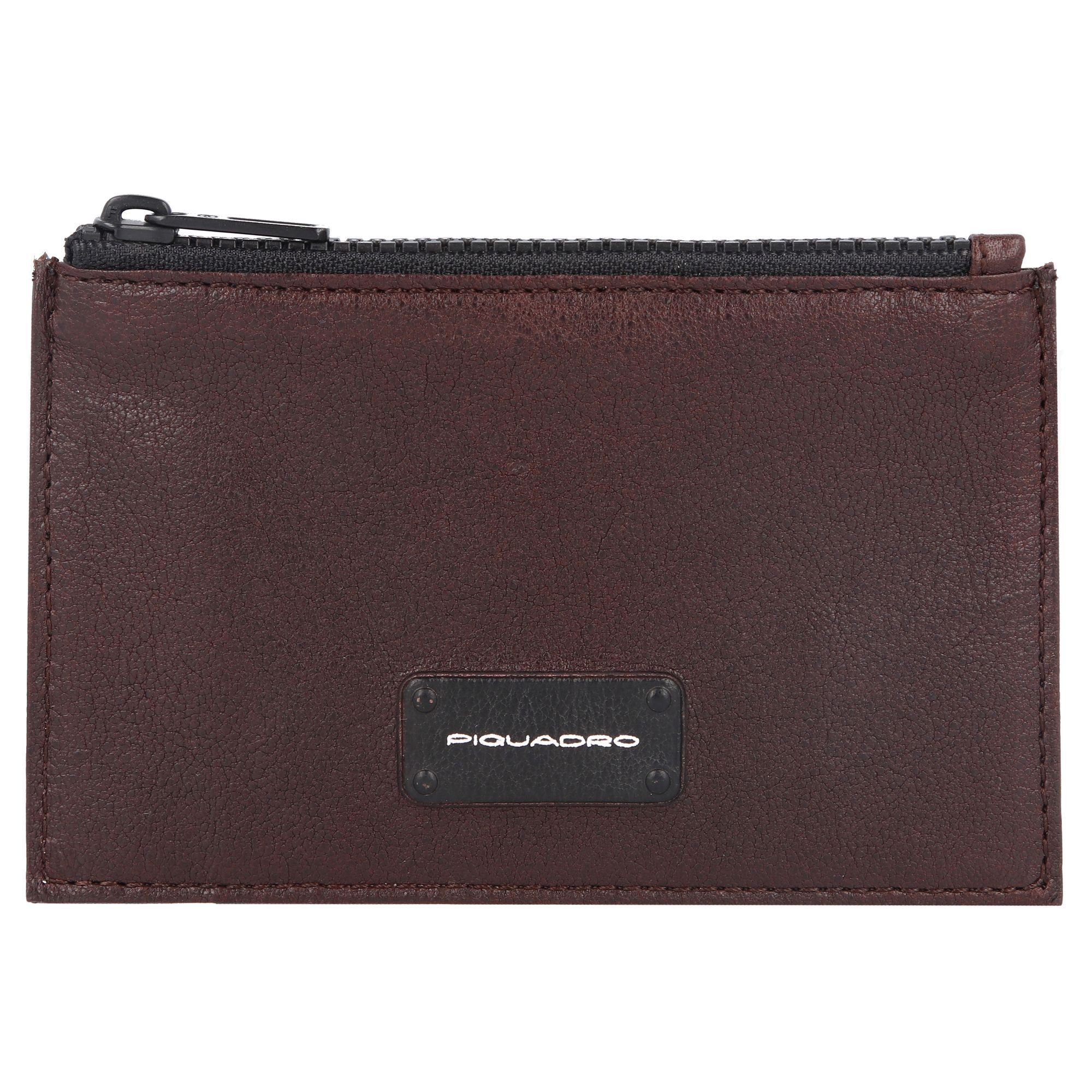 Piquadro Etui Harper, Leder dark brown