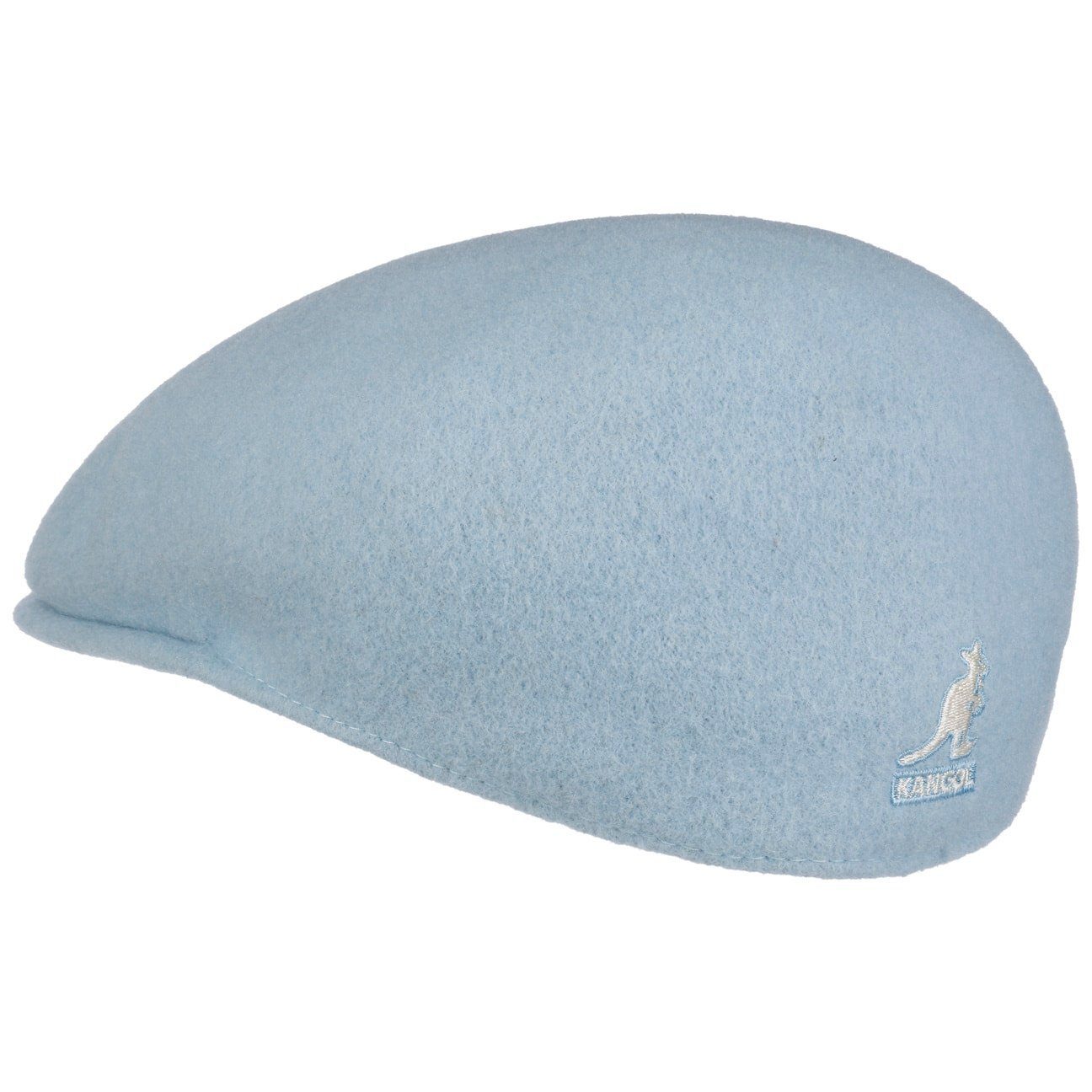 Schirm mit Kangol Flat (1-St) hellblau Cap Schiebermütze