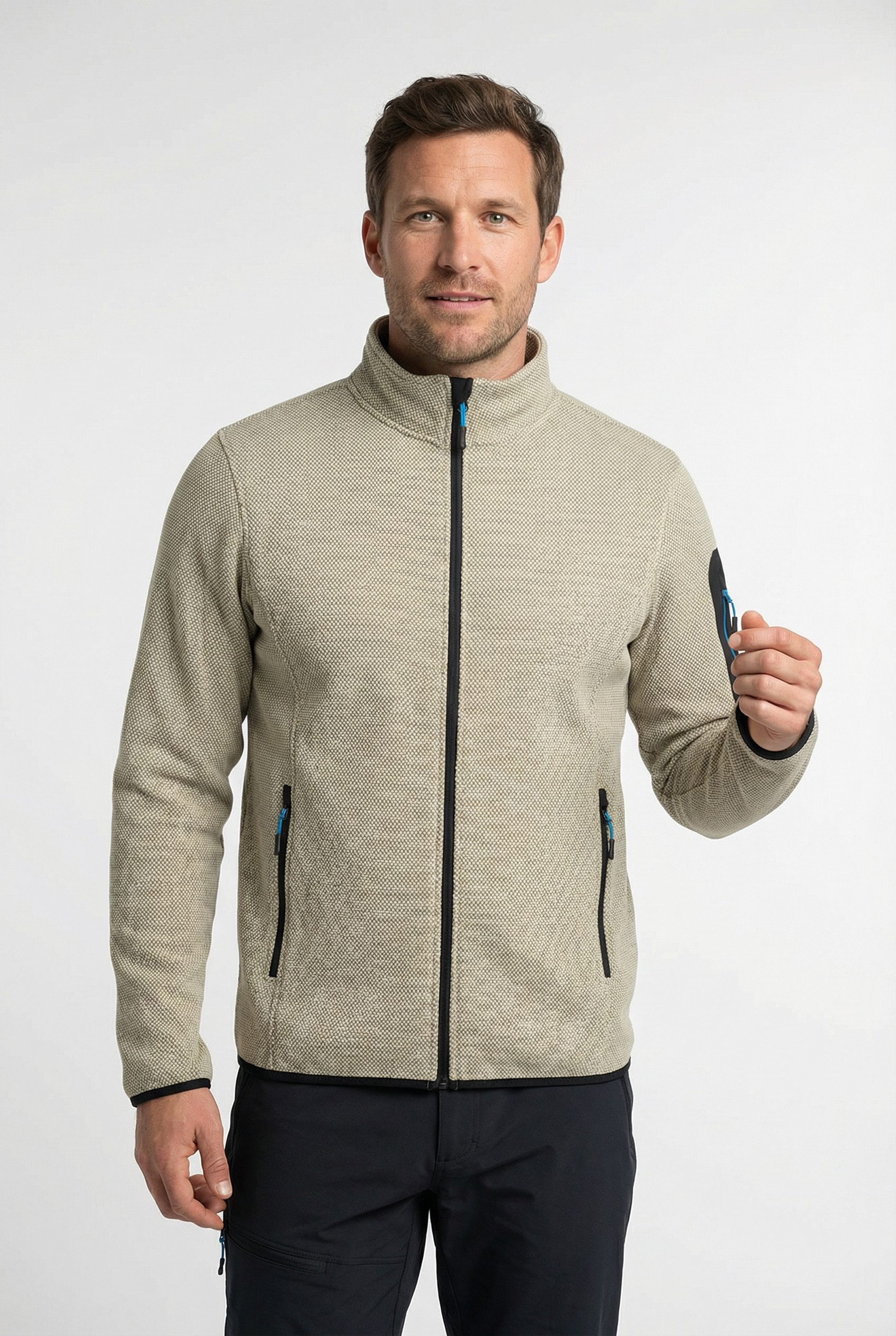Icepeak Fleecejacke BREDSTEDT sportlicher Stil, mit Stehkragen, mit Reißver günstig online kaufen