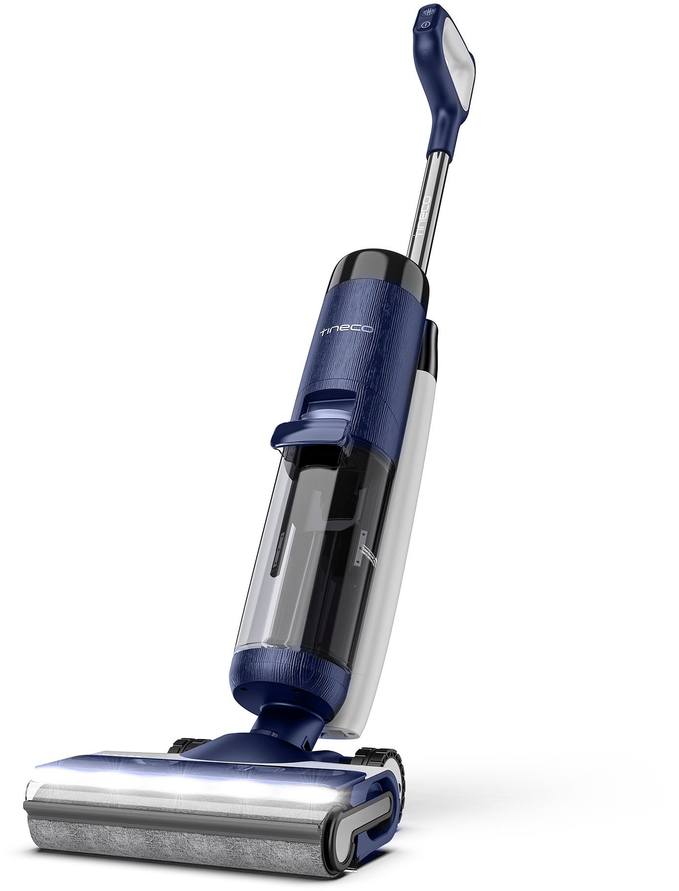 Tineco Nass-Trocken-Sauger Floor One S7 Flashdry PET, 70° Grad Heißluft-Trocknung, 40 Min Akku, 230 W, beutellos, beidseitige Kantenreinigung, automatische Anpassung der Saugleistung