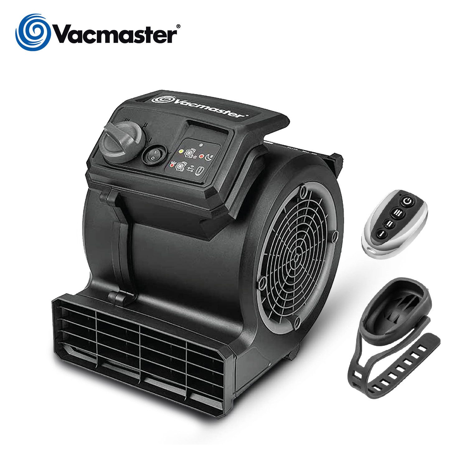 Vacmaster Elektro-Gebläse Cardio54 Gym Bodenventilator mit Fernbedienung, Sanierungstrockner, Fahrradlüfter, Lautlos Lüfter, Dreistufige Geschwindigkeit