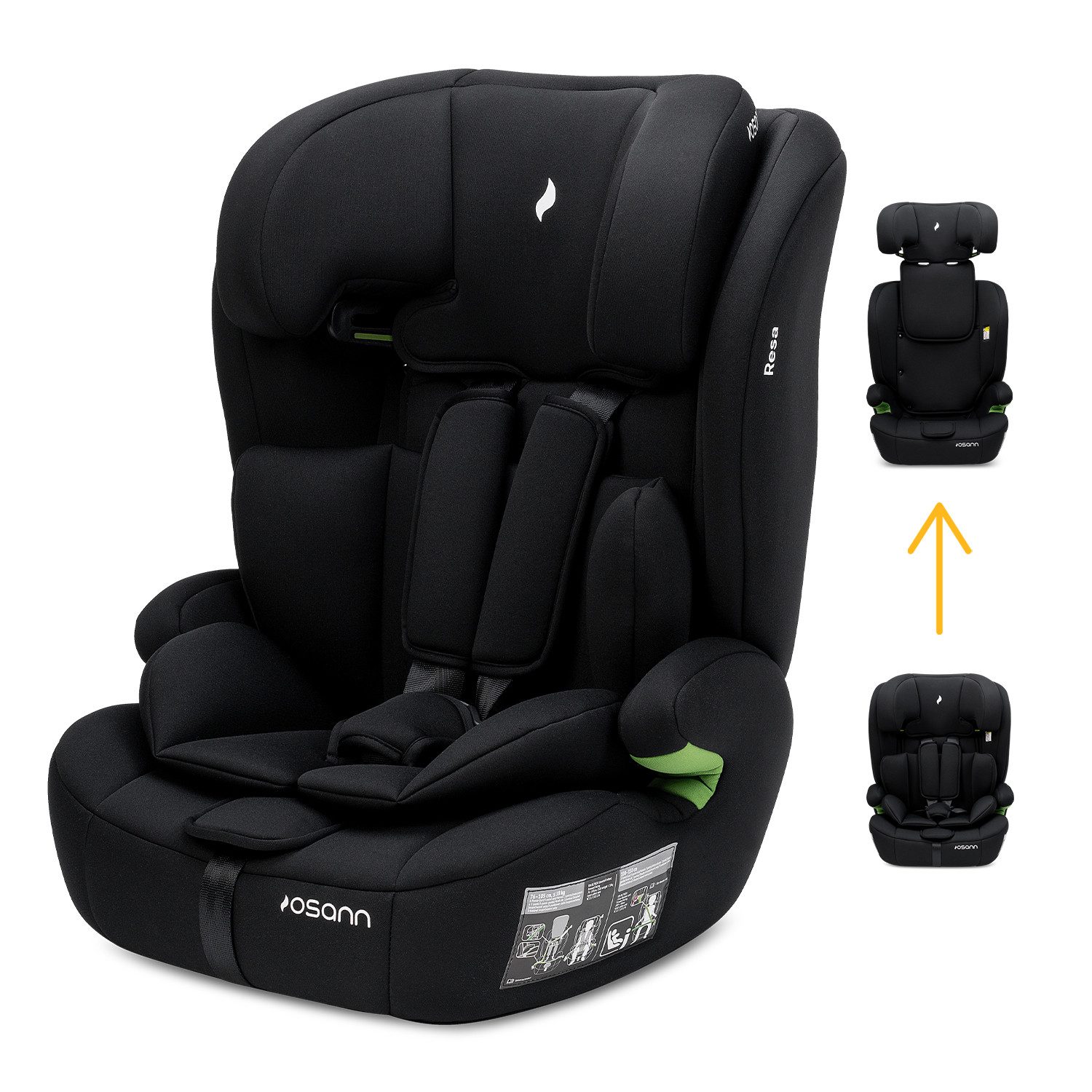 Autokindersitz Resa ohne Isofix