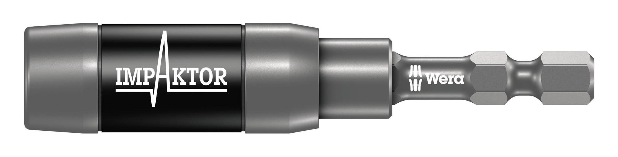 Wera Bithalter, Impaktor 1/4" mit Sprengring und Ringmagnet