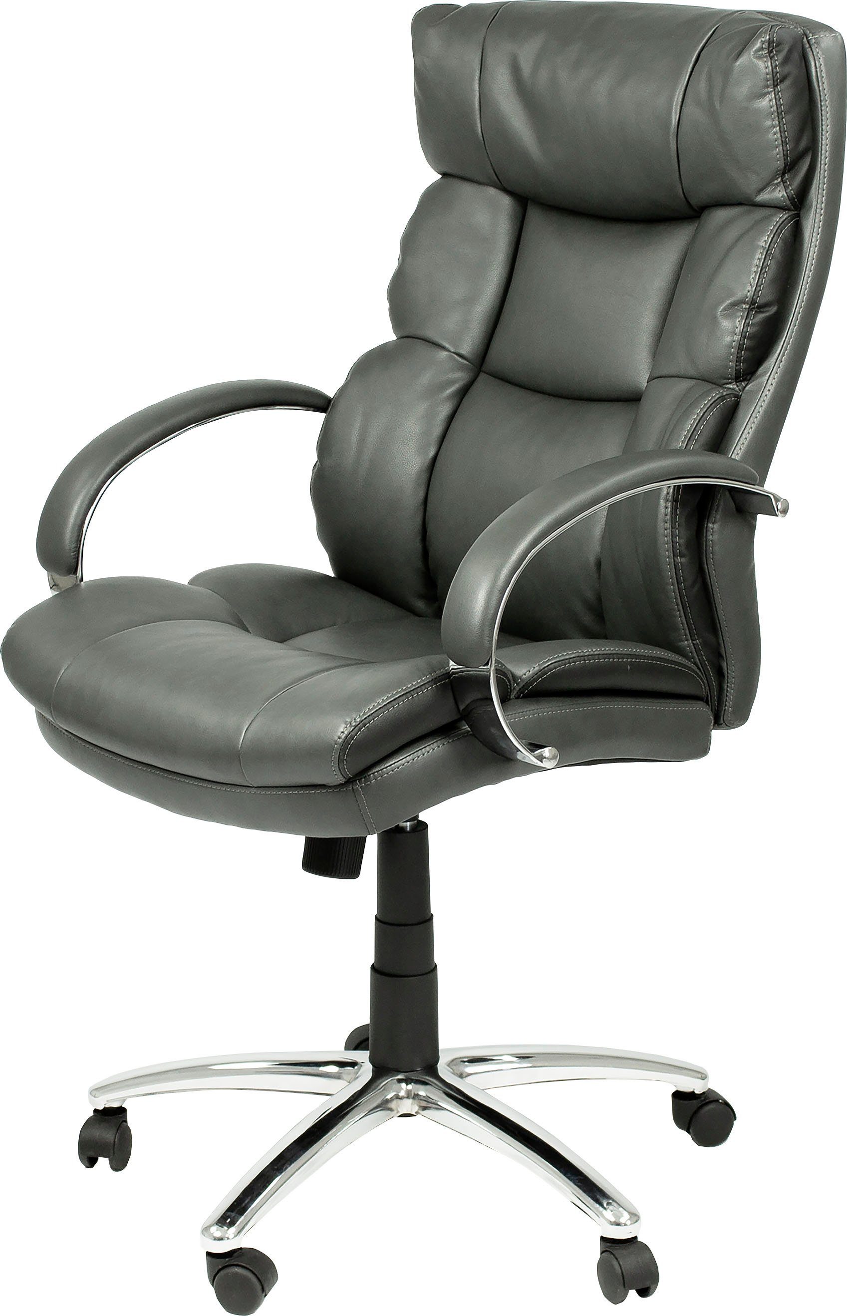 byLIVING Chefsessel Paul-XXL, Belastbarkeit bis 150 kg, komfortabel, mit Wippmechanik