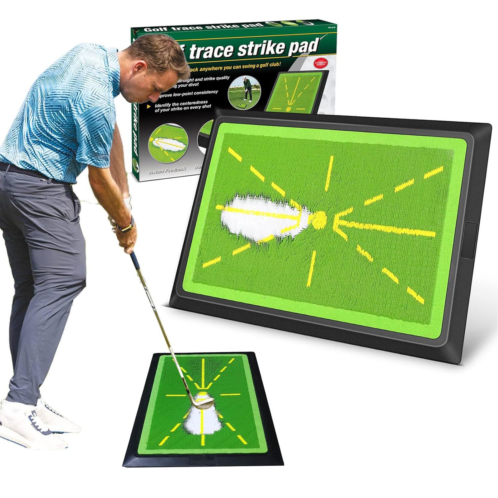 Golf-Abschlagmatte Golfschwungmatte, robustes Pitchgabelbrett, Golf-Trainingsmatte