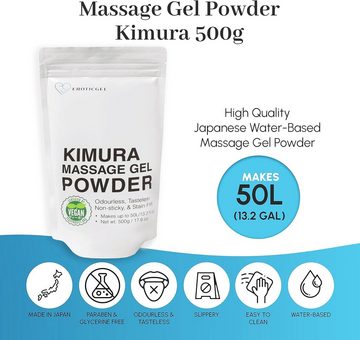 Sarcia.eu Gleit- und Massagegel Kimura veganes Massage-Gel Pulver 500g